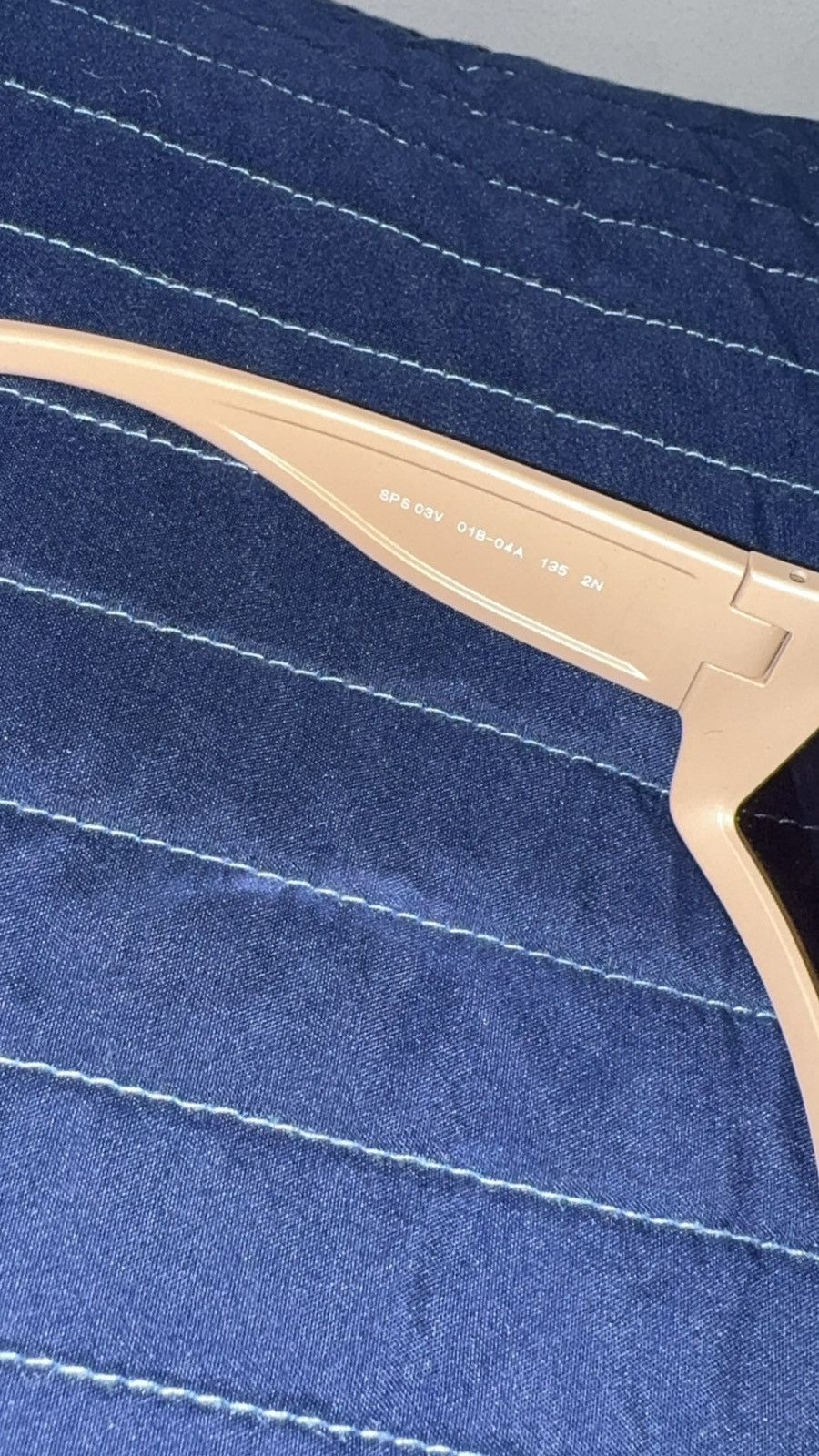 Prada Prada Beige/Tan Sunglasses Size ONE SIZE - 4 Thumbnail