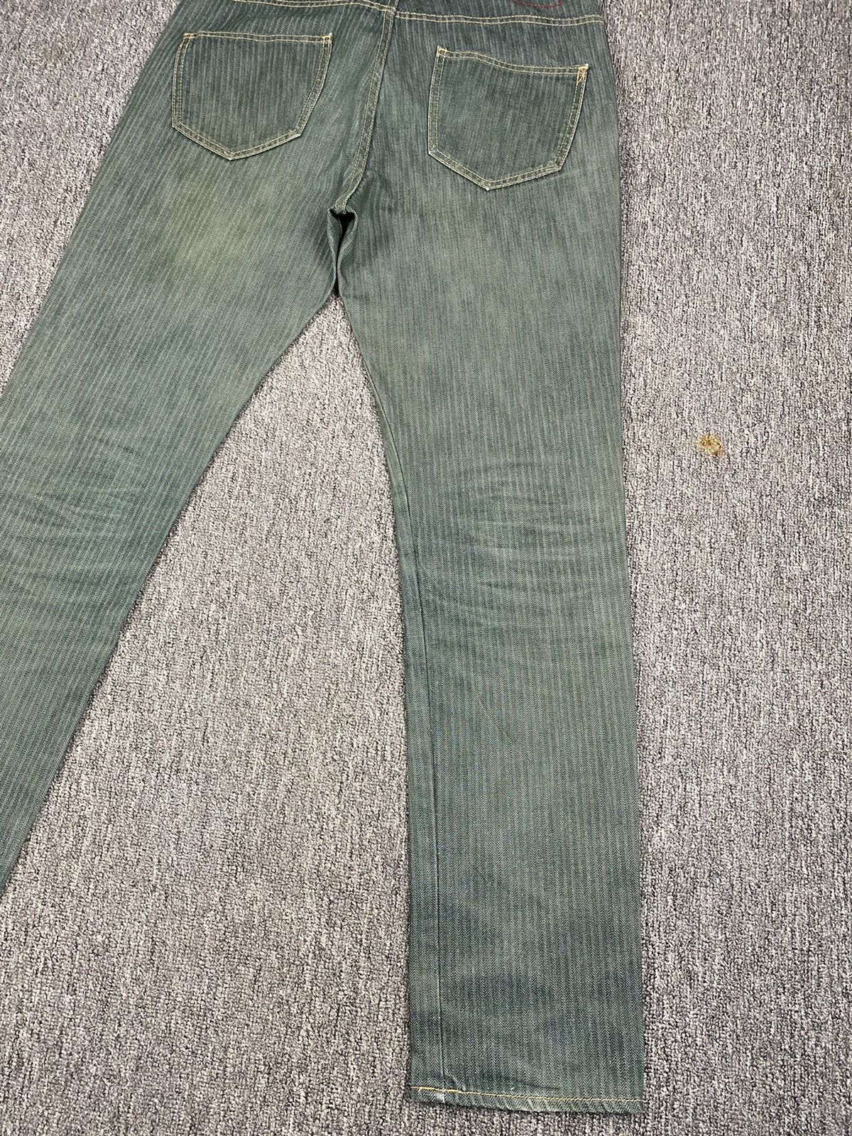 Japanese Brand Two Way Flare Herringbone Jeans Size US 32 / EU 48 - 11 Thumbnail