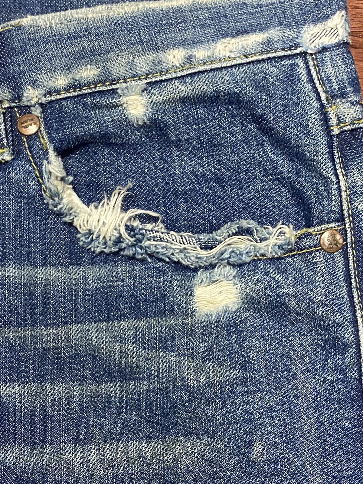 Earl Jeans Earl Jean Western Rare Distressed Seditionary Flare jeans Size US 32 / EU 48 - 18 Thumbnail