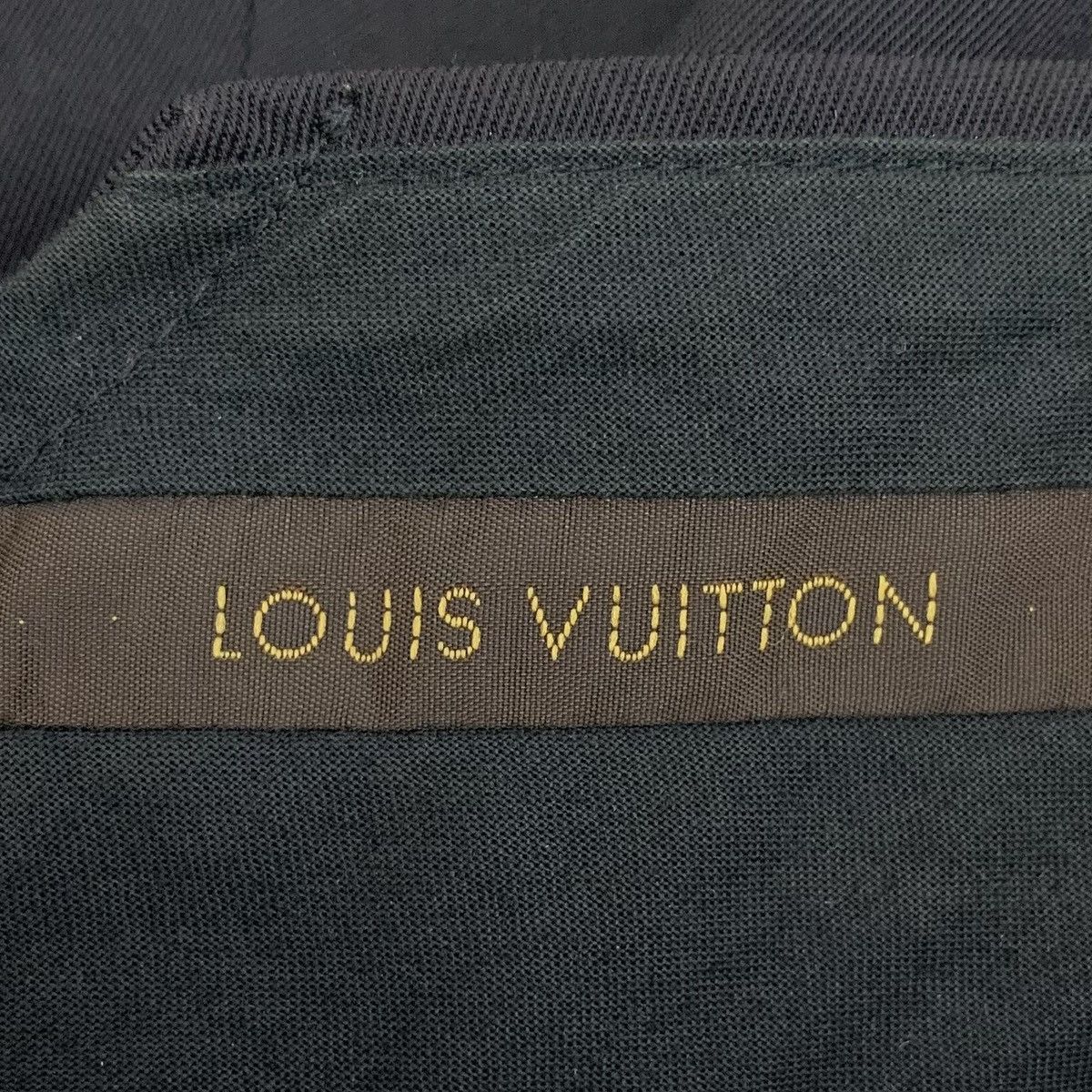 Louis Vuitton Louis Vuitton Black Leather Lanyard Decor Casual Pants K26WX Size US 32 / EU 48 - 6 Thumbnail