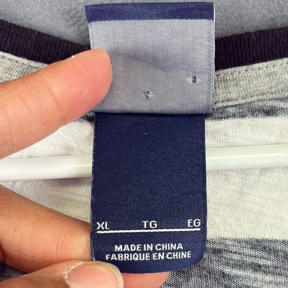 Nike Vintage Nike Striped Women's XL Casual T Shirt Curved Hem Size XL / US 12-14 / IT 48-50 - 5 Thumbnail
