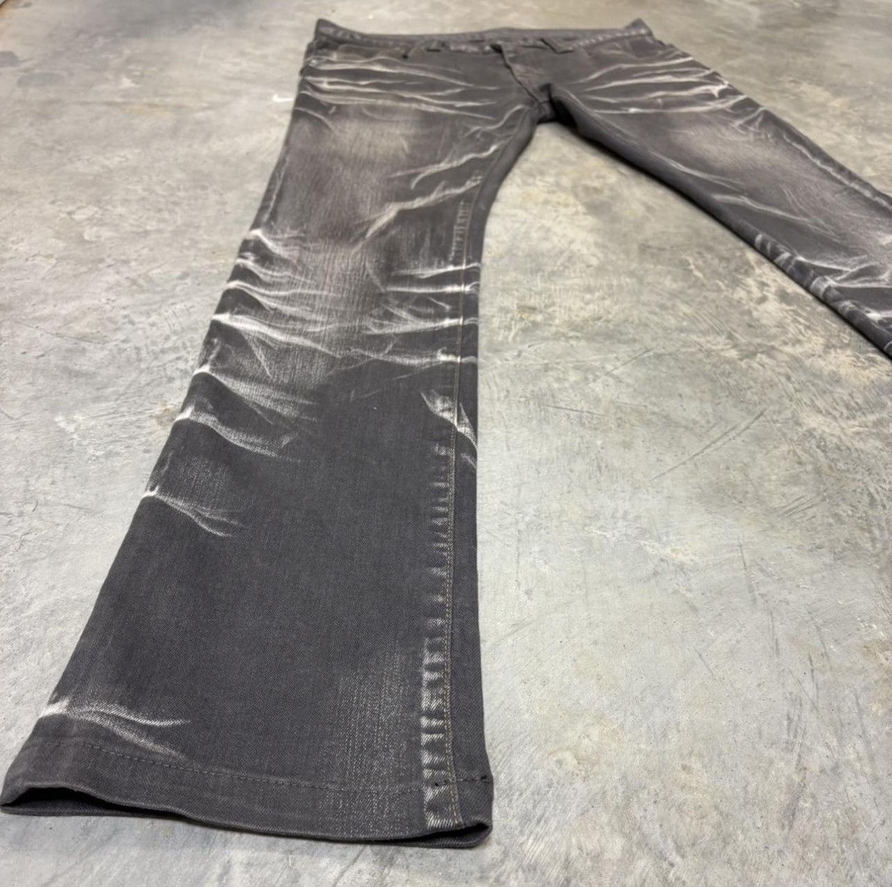 Tornado Mart Tornado mart claw mark crazy vintage flare denim Size US 32 / EU 48 - 1 Thumbnail