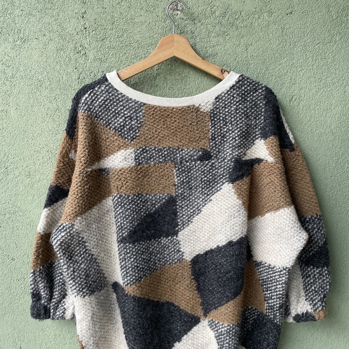 Homespun Knitwear Vintage Vinyl Mohair Shag Shaggy Knitwear Sweater Jumper Size US XL / EU 56 / 4 - 9 Thumbnail