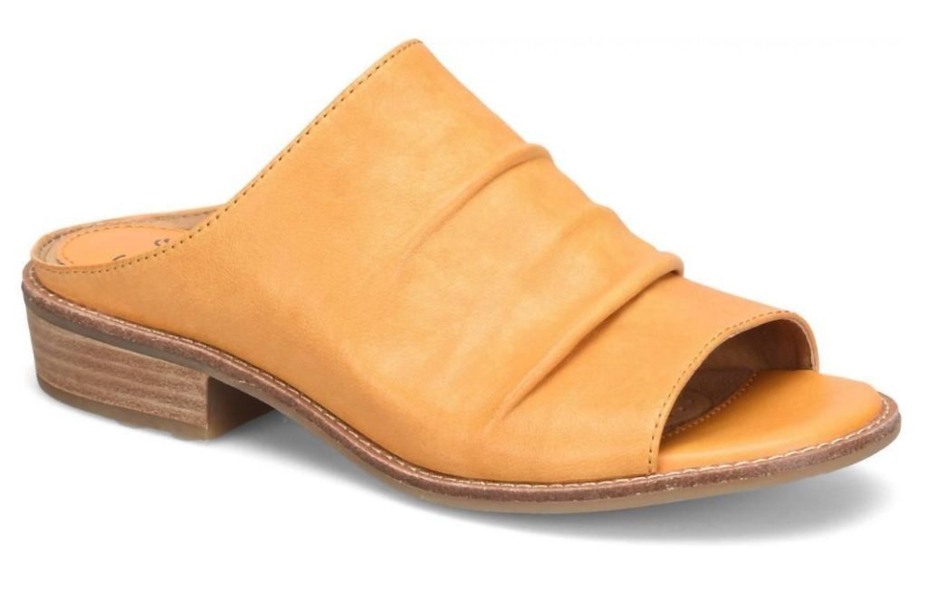 Soffe Sofft Nessa Leather Slide on Mimosa Size 8.5M Size US 8.5 / IT 38.5 - 1 Thumbnail
