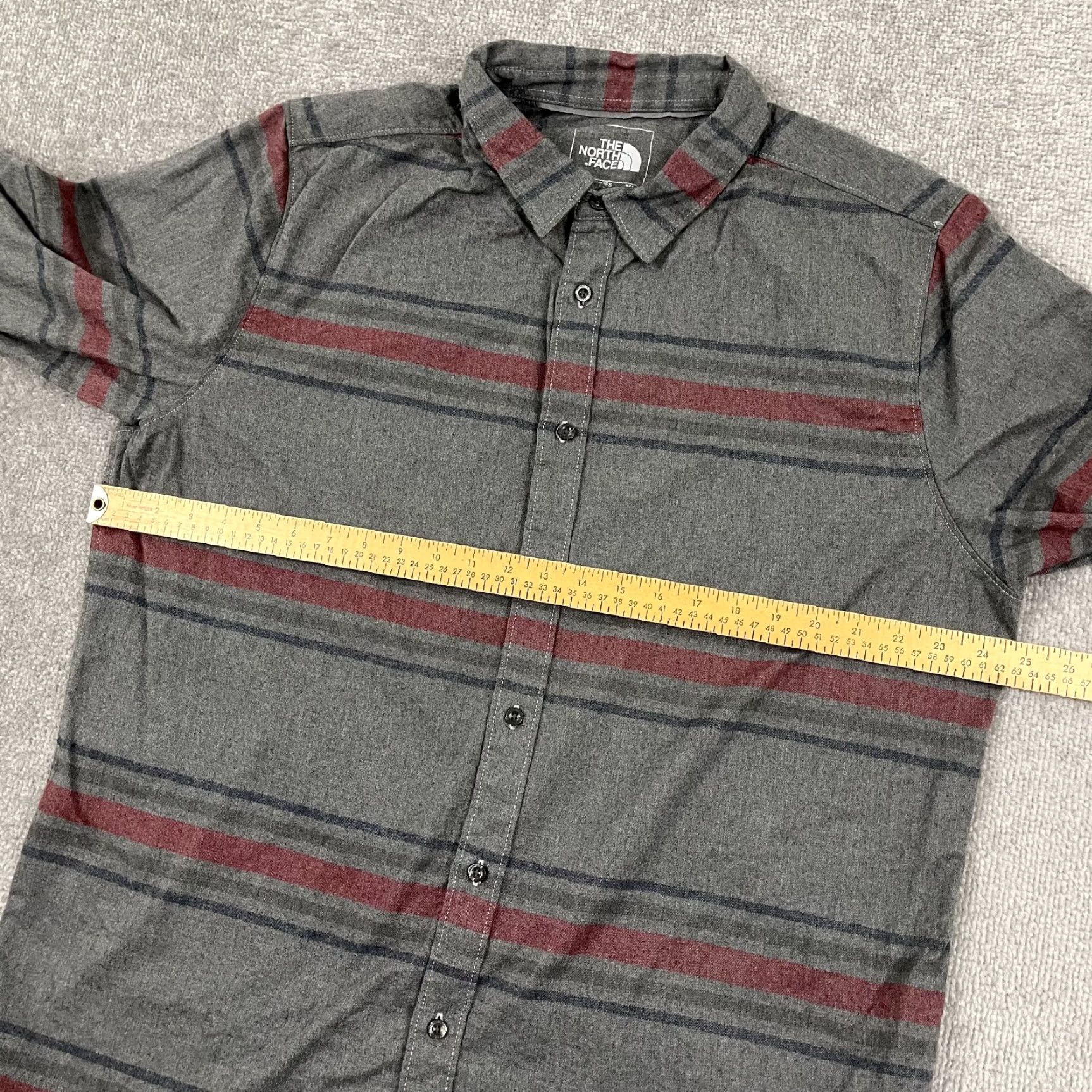 The North Face The North Face Approach Flannel Shirt Mens XL Gray Red Plaid Hiking Button Up Size US XL / EU 56 / 4 - 5 Thumbnail