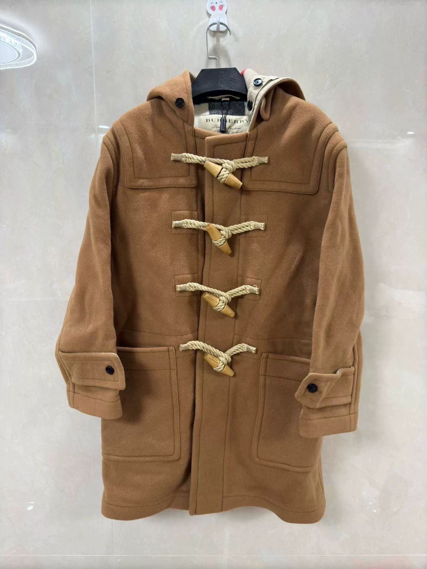 Burberry Burberry Wool Brown Coat M Women Size M / US 6-8 / IT 42-44 - 1 Thumbnail