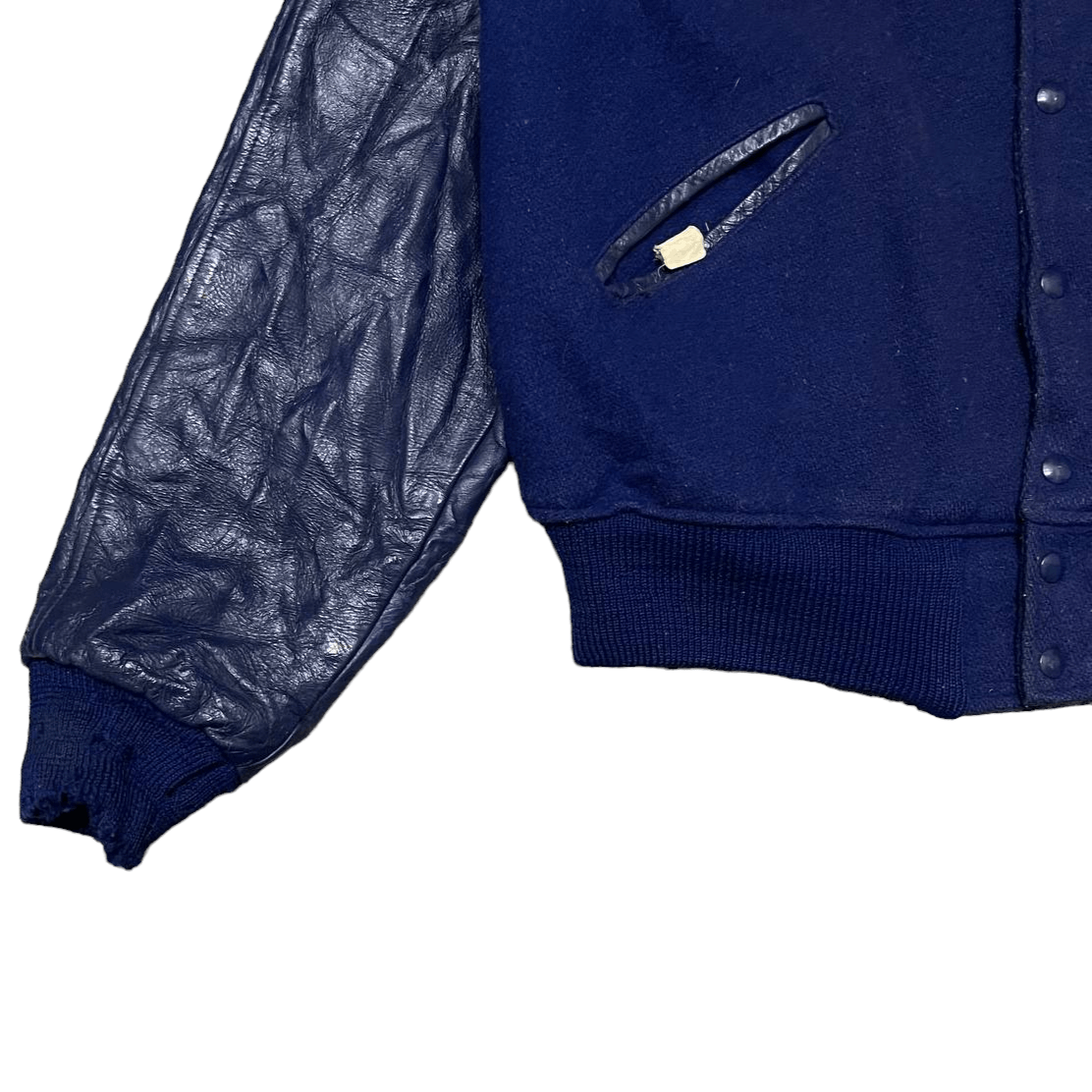 NFL Vintage 70's NFL Varsity Jacket Wool Leather Sleeve Size US M / EU 48-50 / 2 - 3 Thumbnail