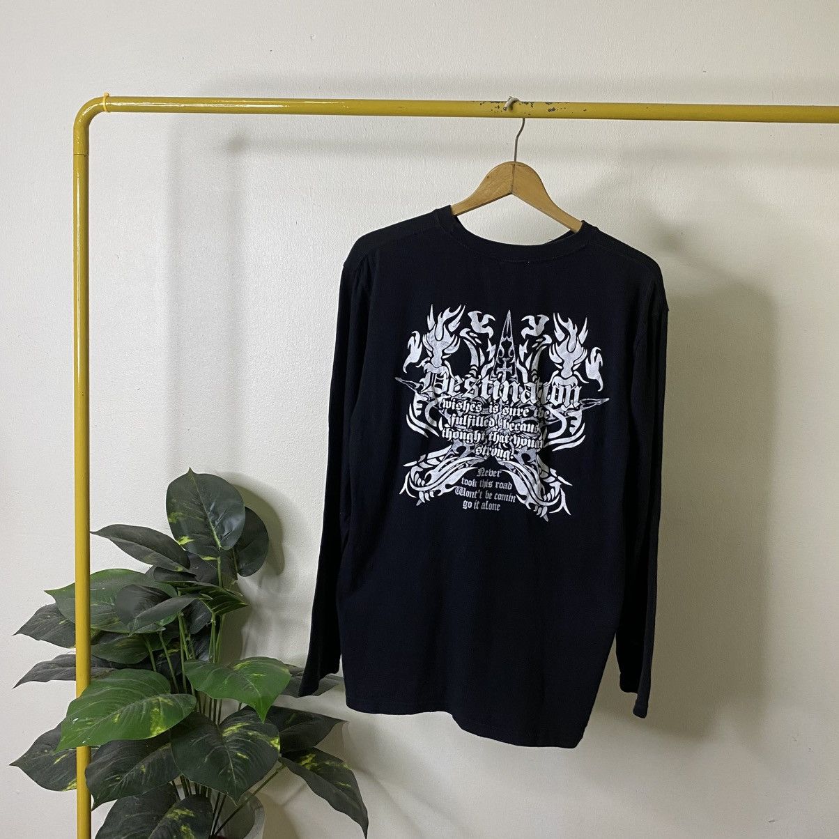 Beaumere Seditionaries Cyber Gothic Punk Grunge If Six Was Nine LS T Size US L / EU 52-54 / 3 - 1 Thumbnail