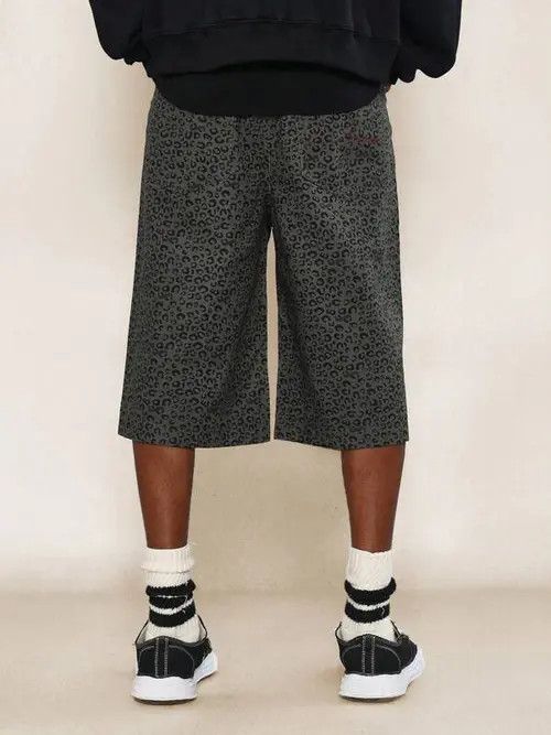Japanese Brand × Vintage Cheetah Print Jorts Shorts Jean Size US 32 / EU 48 - 4 Thumbnail