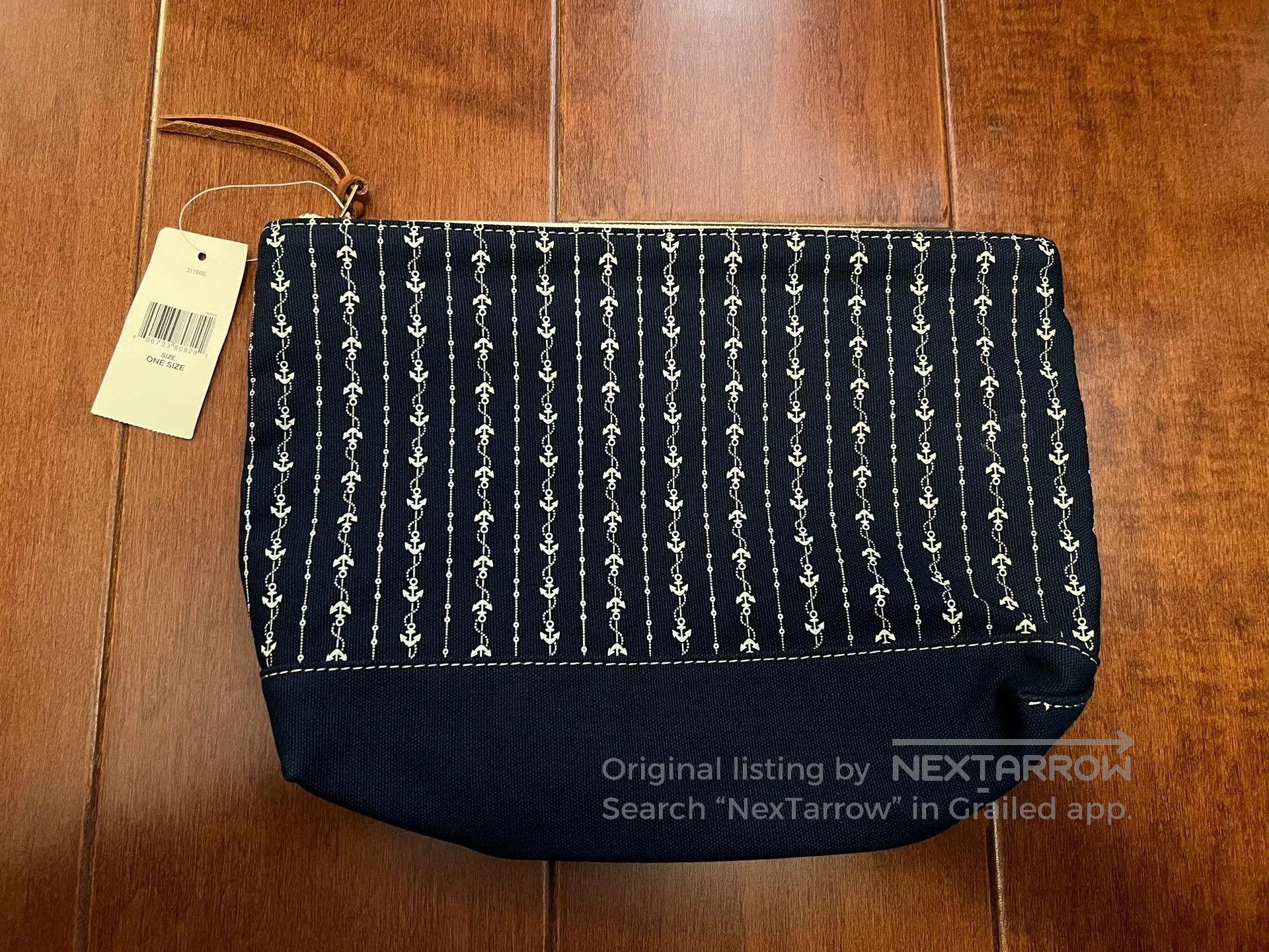 RRL Ralph Lauren RRL Indigo Anchor Canvas Handbag. Size ONE SIZE - 1 Thumbnail