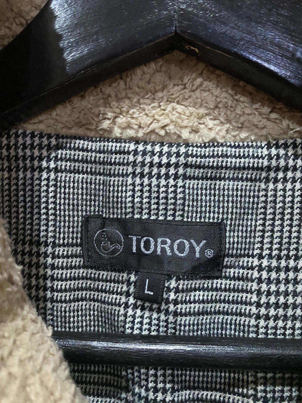 Vintage Vintage TOROY Zip-Up Wool Blend Jacket with Sherpa Collar Size US M / EU 48-50 / 2 - 4 Thumbnail