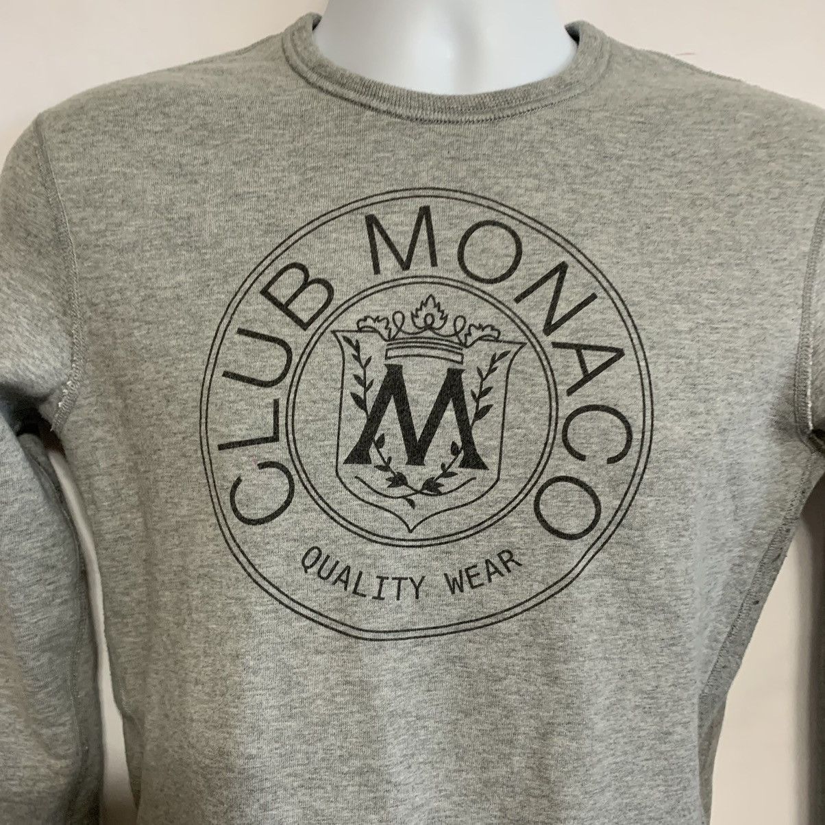 Club monaco store classic logo sweatshirt