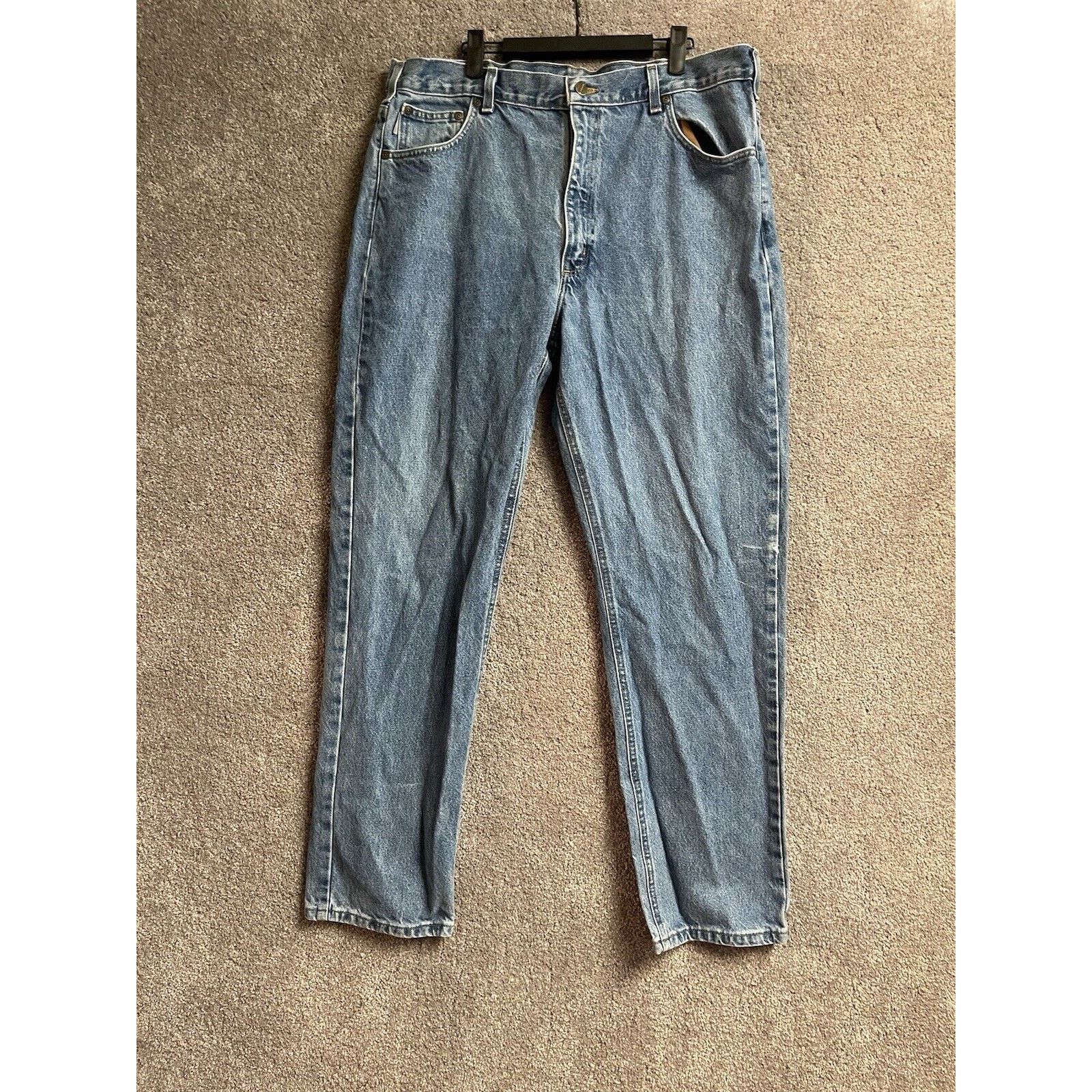 Carhartt Carhartt B18 DST Traditional Fit Jeans Mens 40x32 Straight Size US 40 / EU 56 - 1 Thumbnail