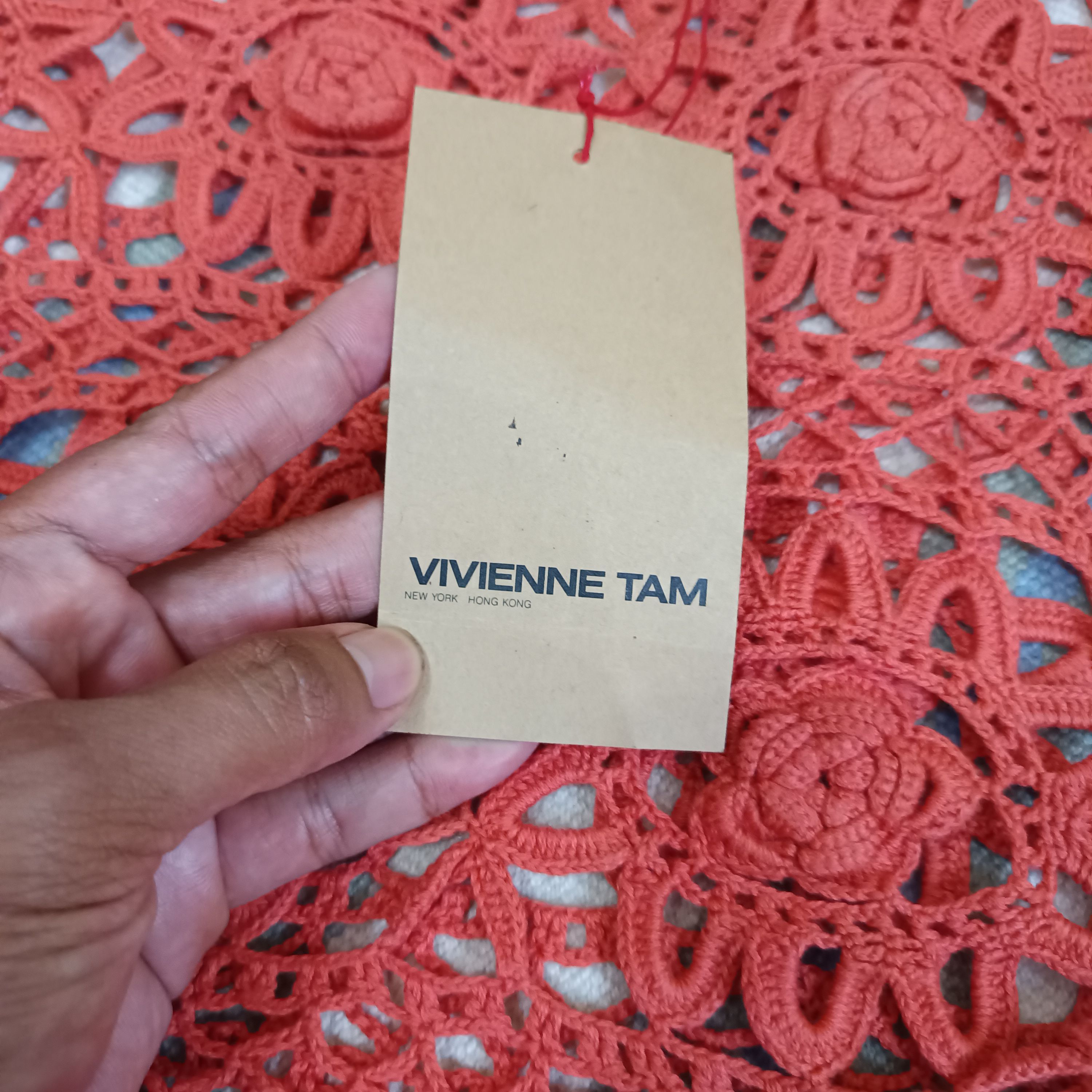 Vivienne Tam VIVIENNE TAM CROCHET KNITT TOP Size S / US 4 / IT 40 - 2 Thumbnail