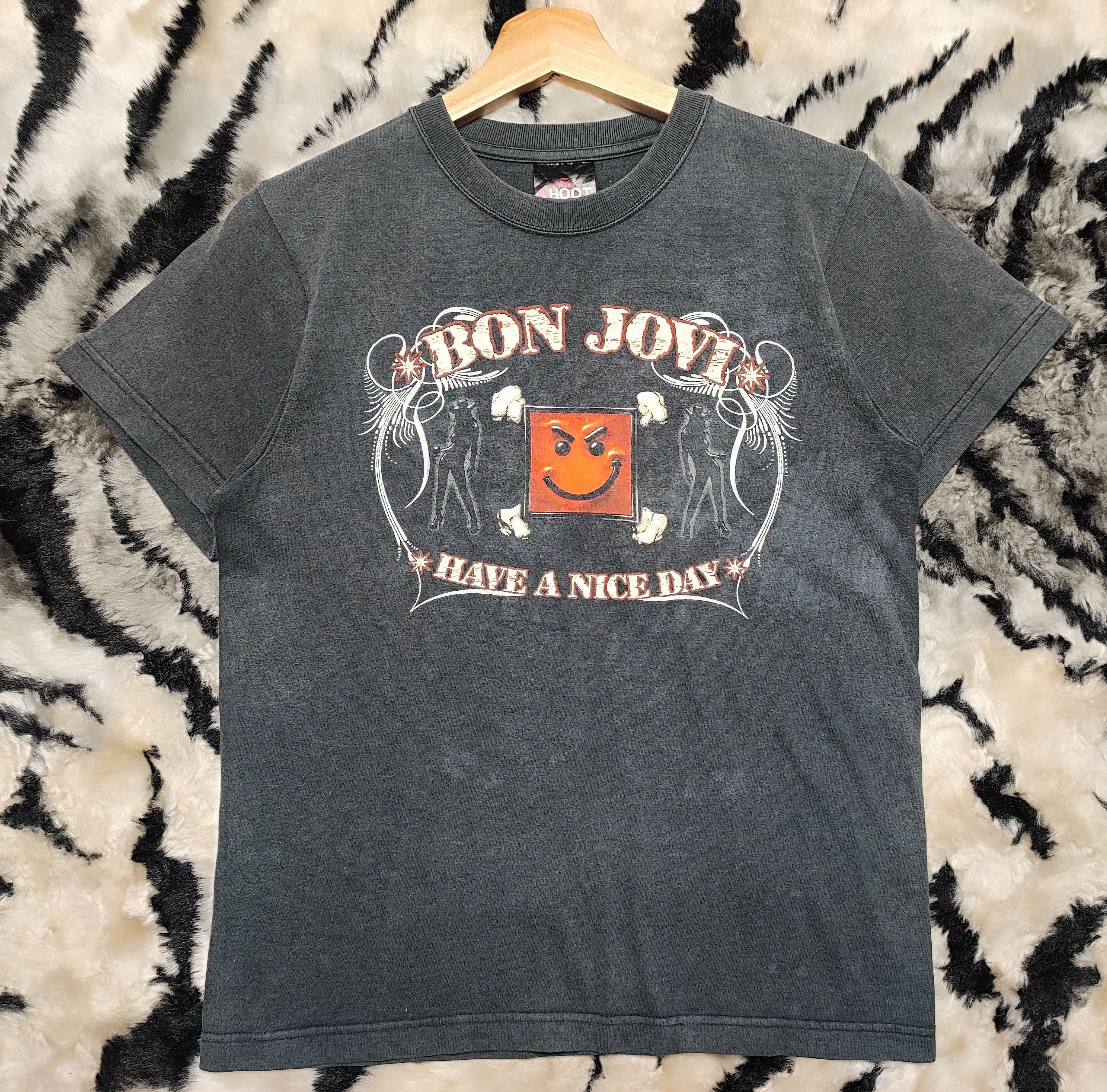 Band Tees × Vintage Vintage Y2K Bon Jovi Tour Have A Nice Day Size US XS / EU 42 / 0 - 2 Thumbnail