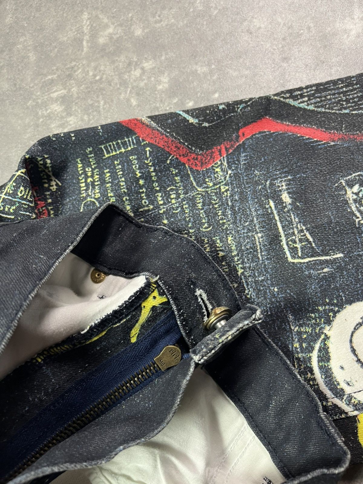 Roberto Cavalli Roberto Cavalli Grafitti Art Style AOP Flared Jeans M L Size 28" / US 6 / IT 42 - 10 Thumbnail