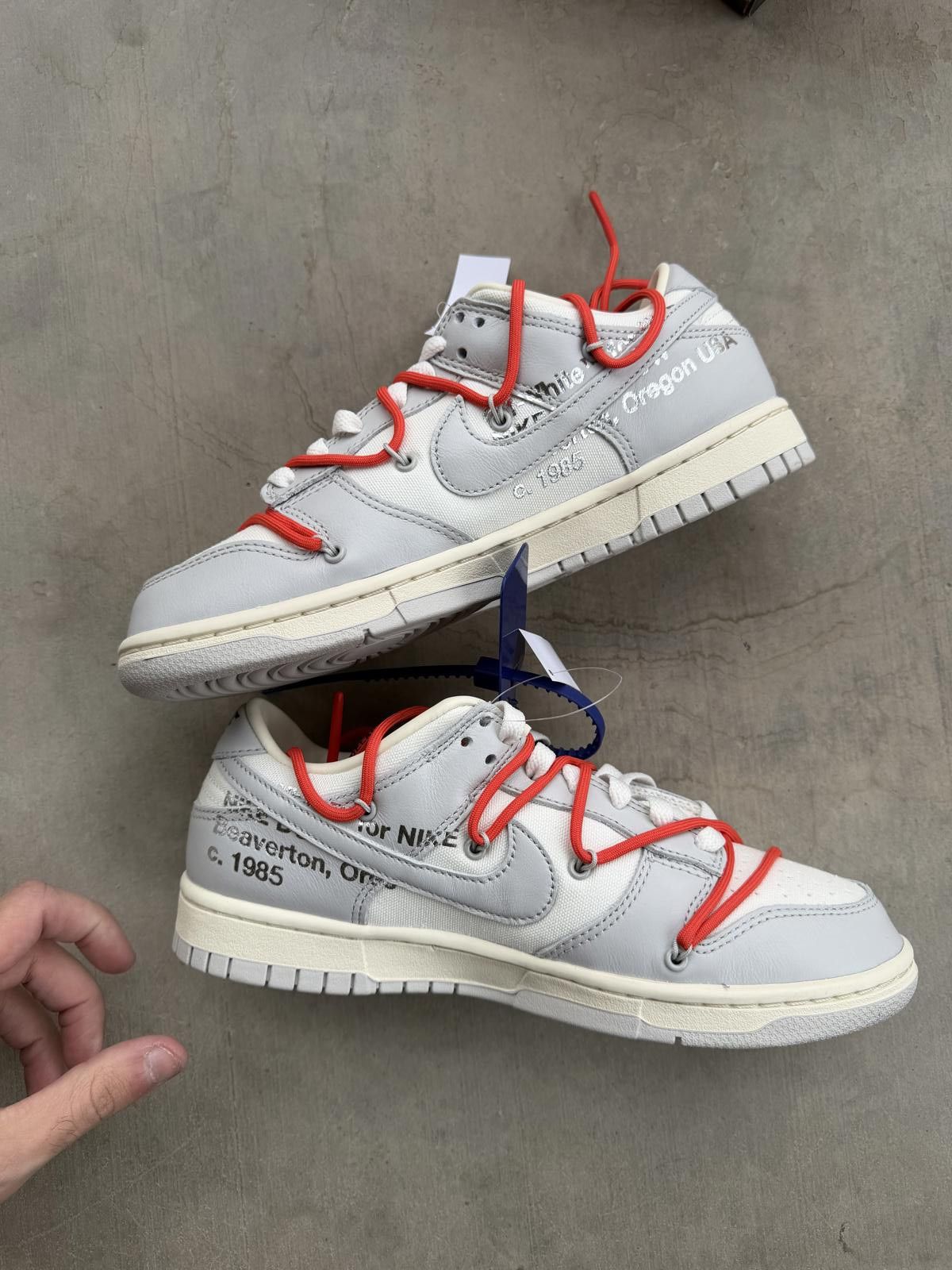 Nike Nike Dunk Low Off-White Lot 23 Size 8 DS OG All Size US 8 / EU 41 - 3 Thumbnail