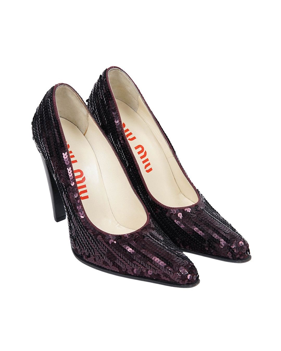 Prada Miu Miu F/W1997 Sequin Heels Size US 7 / IT 37 - 1 Thumbnail