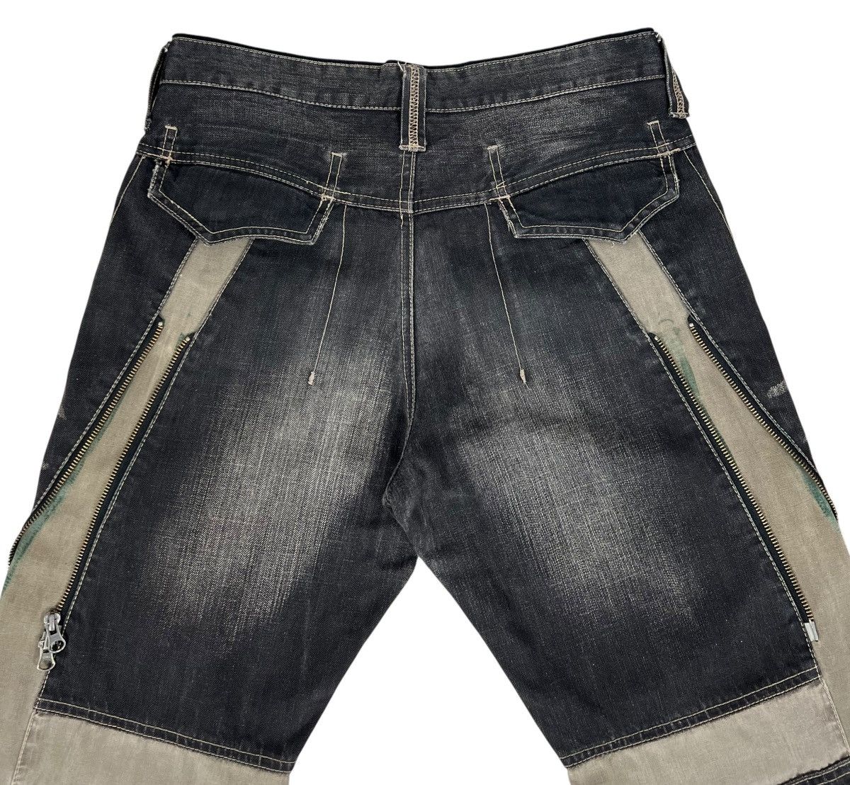 If Six Was Nine 🔥RARE DESIGN‼️DISTRESSED PPFM MUD WASH JEANS Size US 34 / EU 50 - 8 Thumbnail