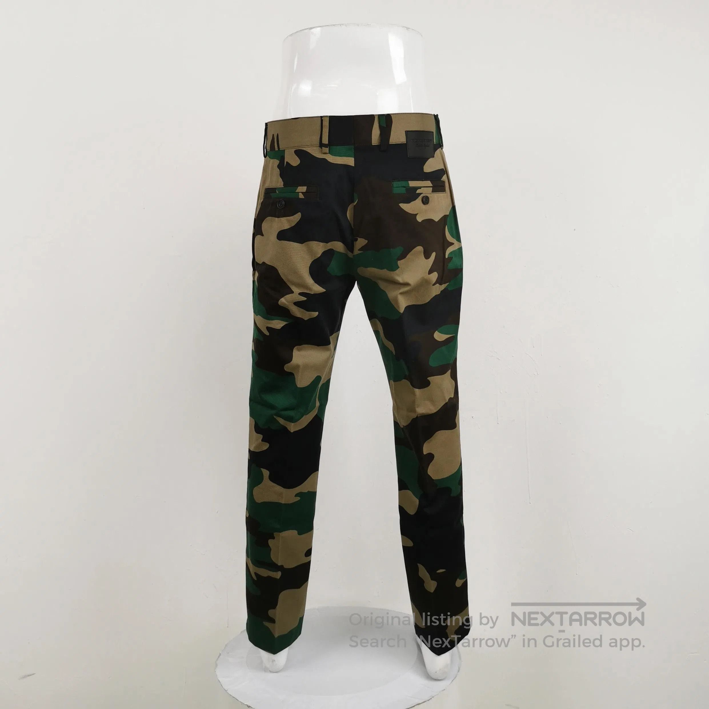 Burberry Burberry Camouflage Cotton Pants Size 42 . Size US 42 / EU 58 - 2 Thumbnail