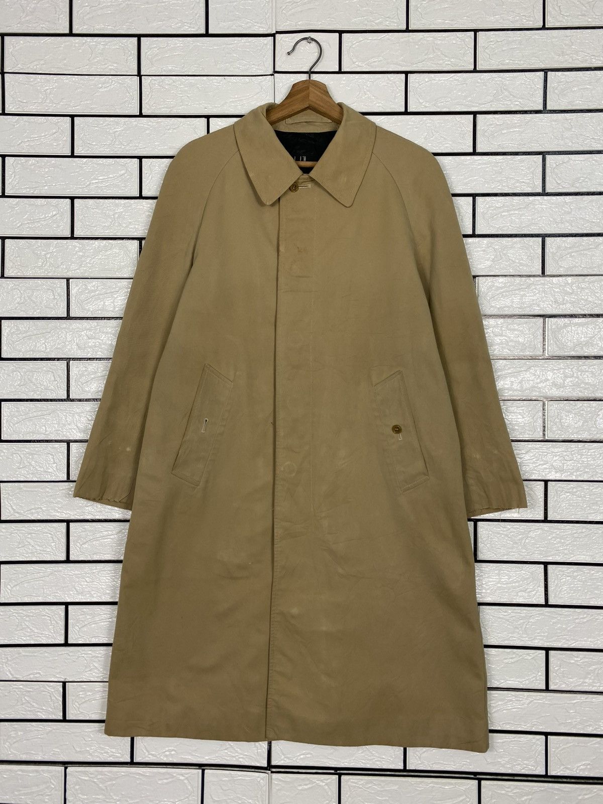 Vintage 🔥VINTAGE FLY LONG JACKET DUNHILL LONDON MADE IN ENGLAND Size US M / EU 48-50 / 2 - 1 Thumbnail
