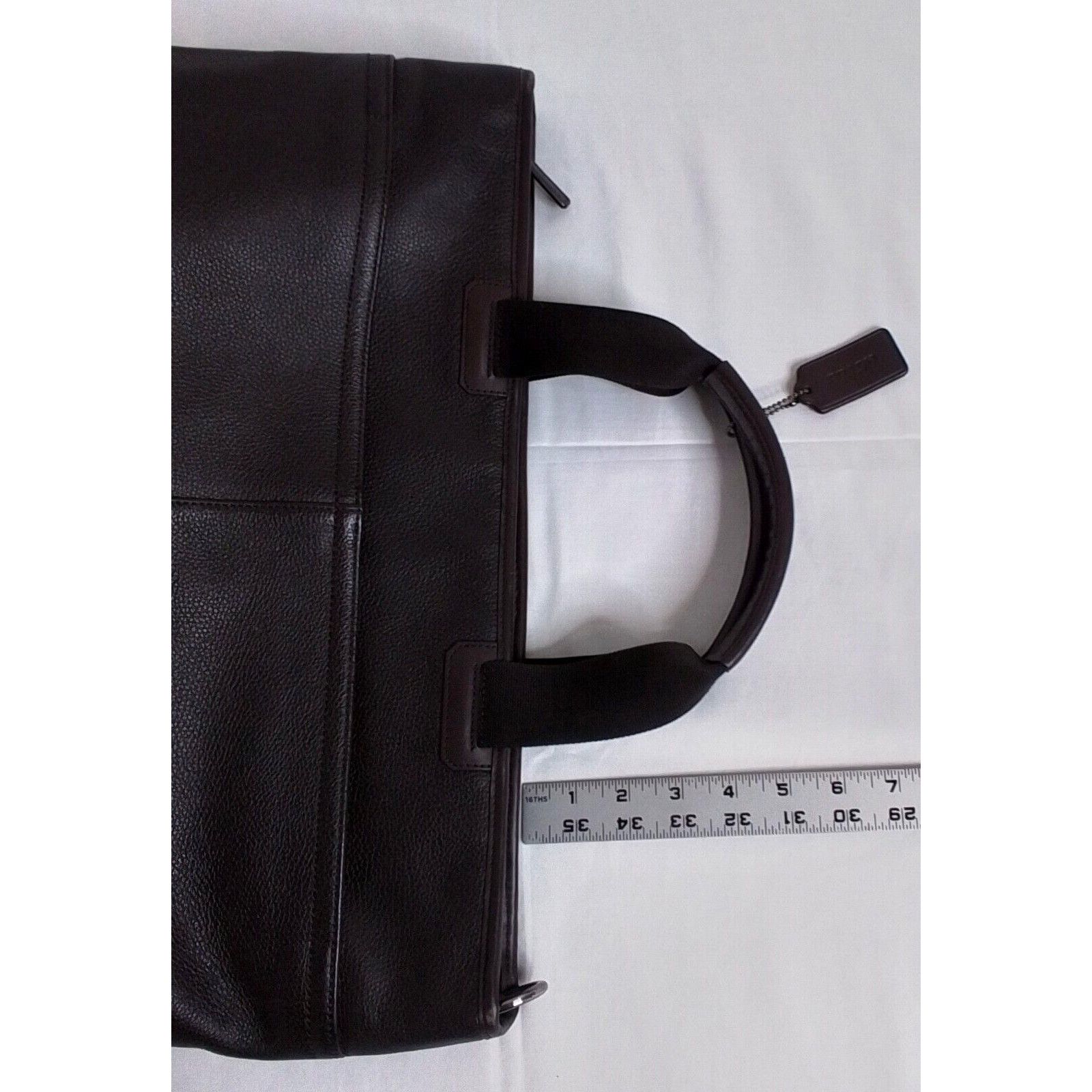 Coach Coach Leather Bag Brown Weekender Travel Work Handbag Size ONE SIZE - 16 Thumbnail
