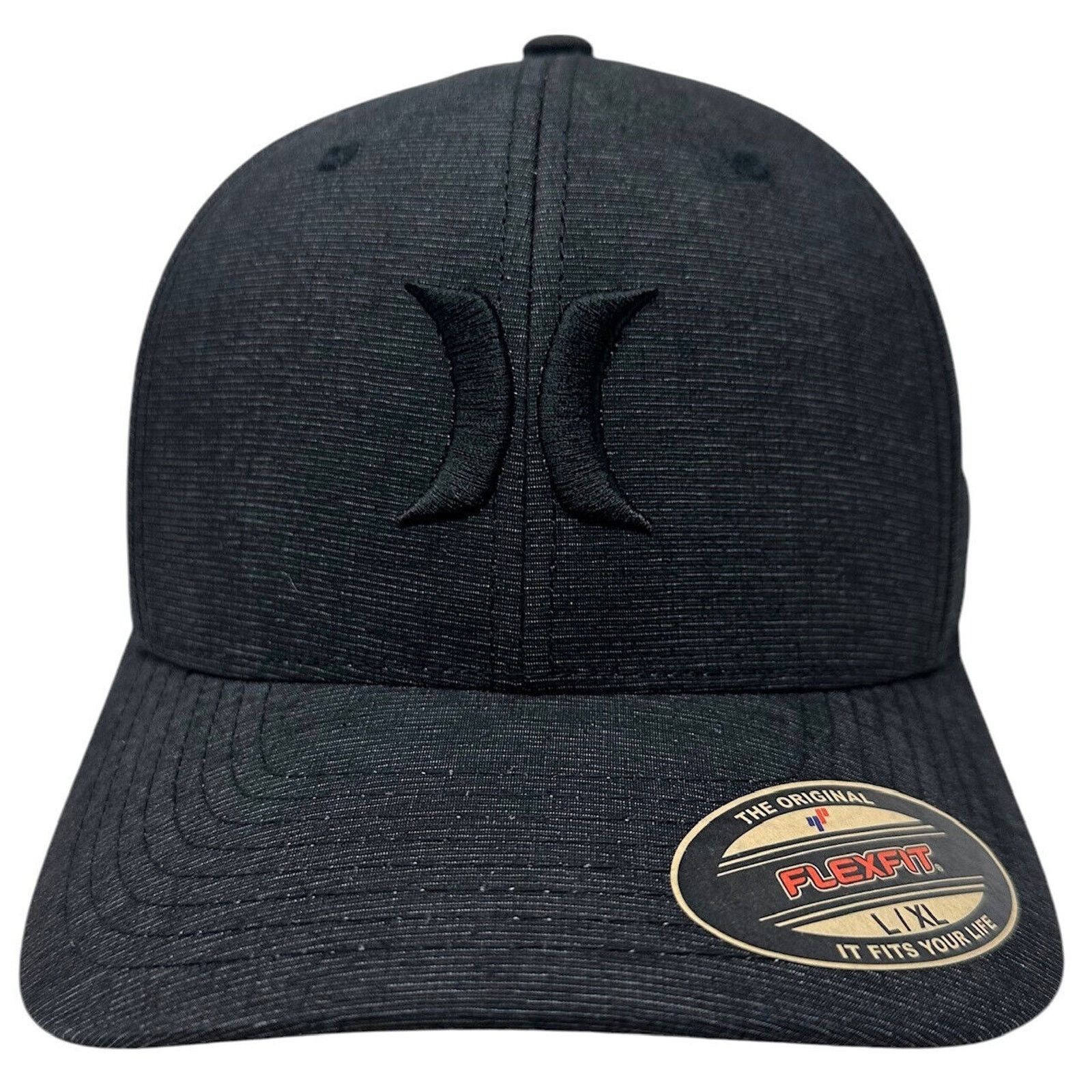Hurley Hurley Men's Hat Black Texture Flex Fit Cap in S/M Size ONE SIZE - 1 Thumbnail