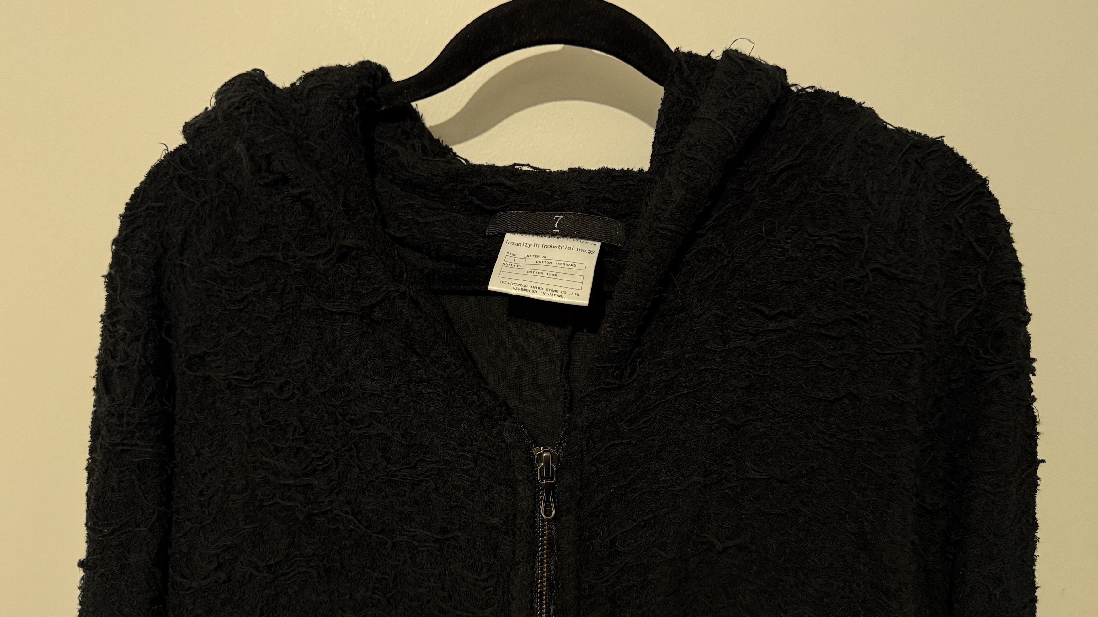 Julius 08AW Long Jacquard Zip Hoodie Size US S / EU 44-46 / 1 - 2 Thumbnail
