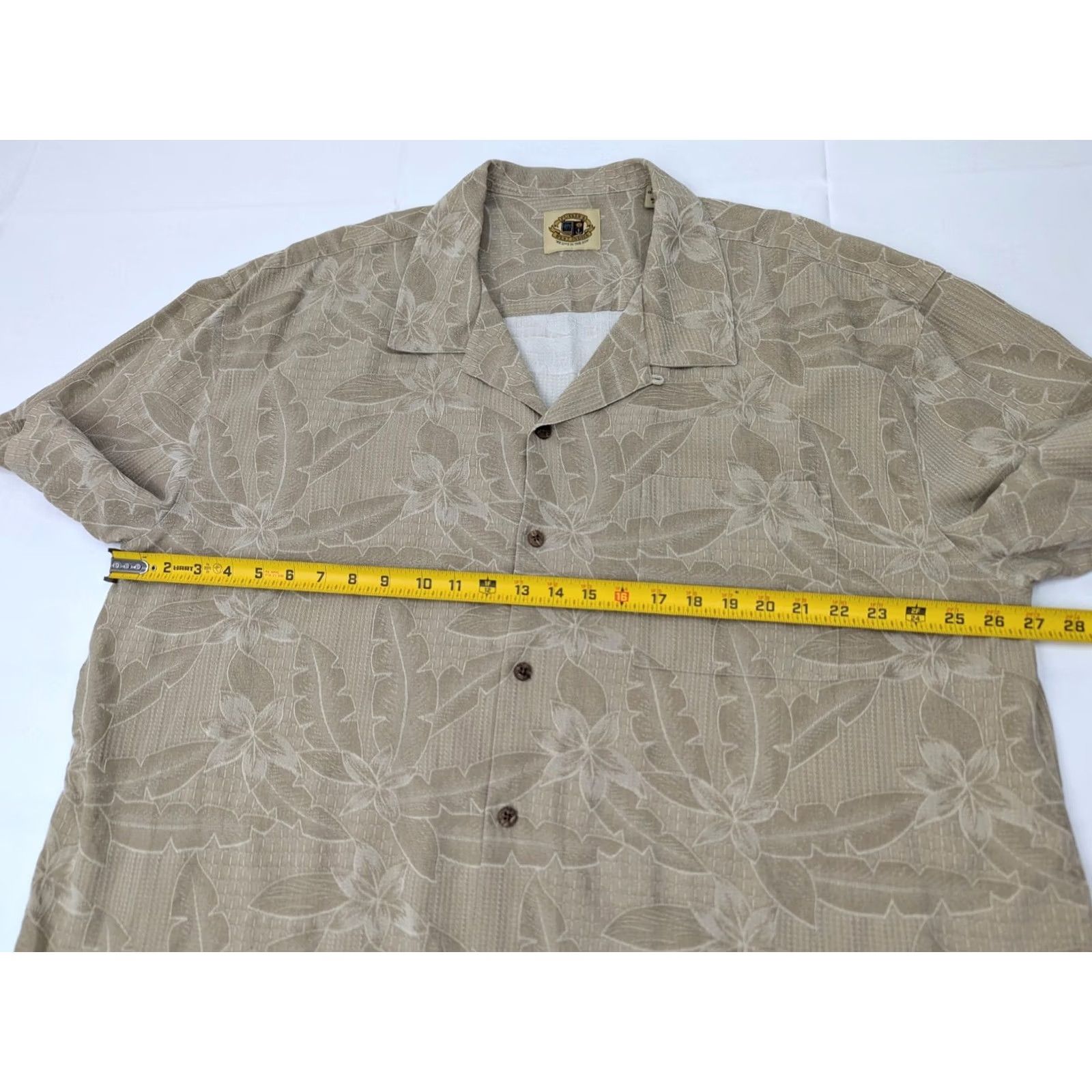 Vintage Pusser’s West Indies Silk Cotton Hawaiian Shirt Men 2XL Beige Floral Pattern Vintage No Size US XXL / EU 58 / 5 - 6 Thumbnail