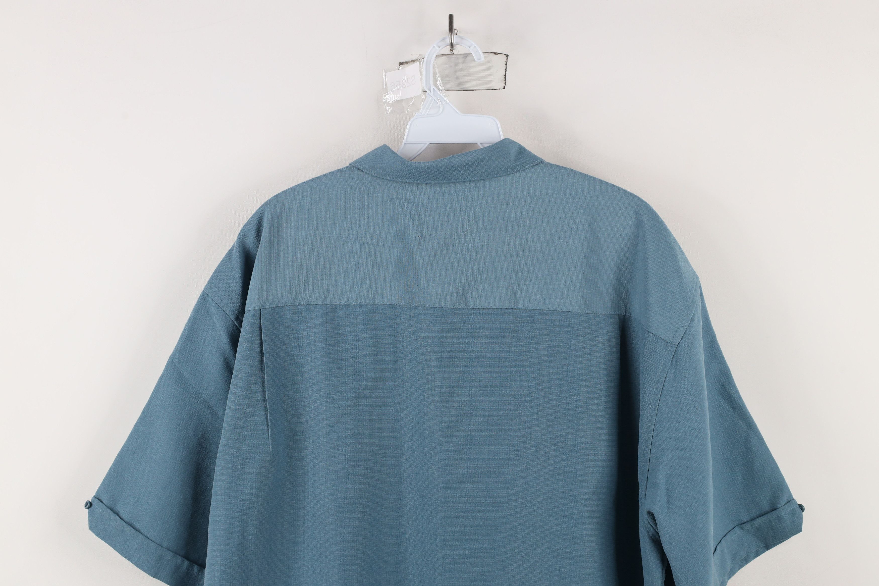 Vintage Vintage 90s Rockabilly Block Geometric Collared Button Shirt Size US XXL / EU 58 / 5 - 8 Thumbnail