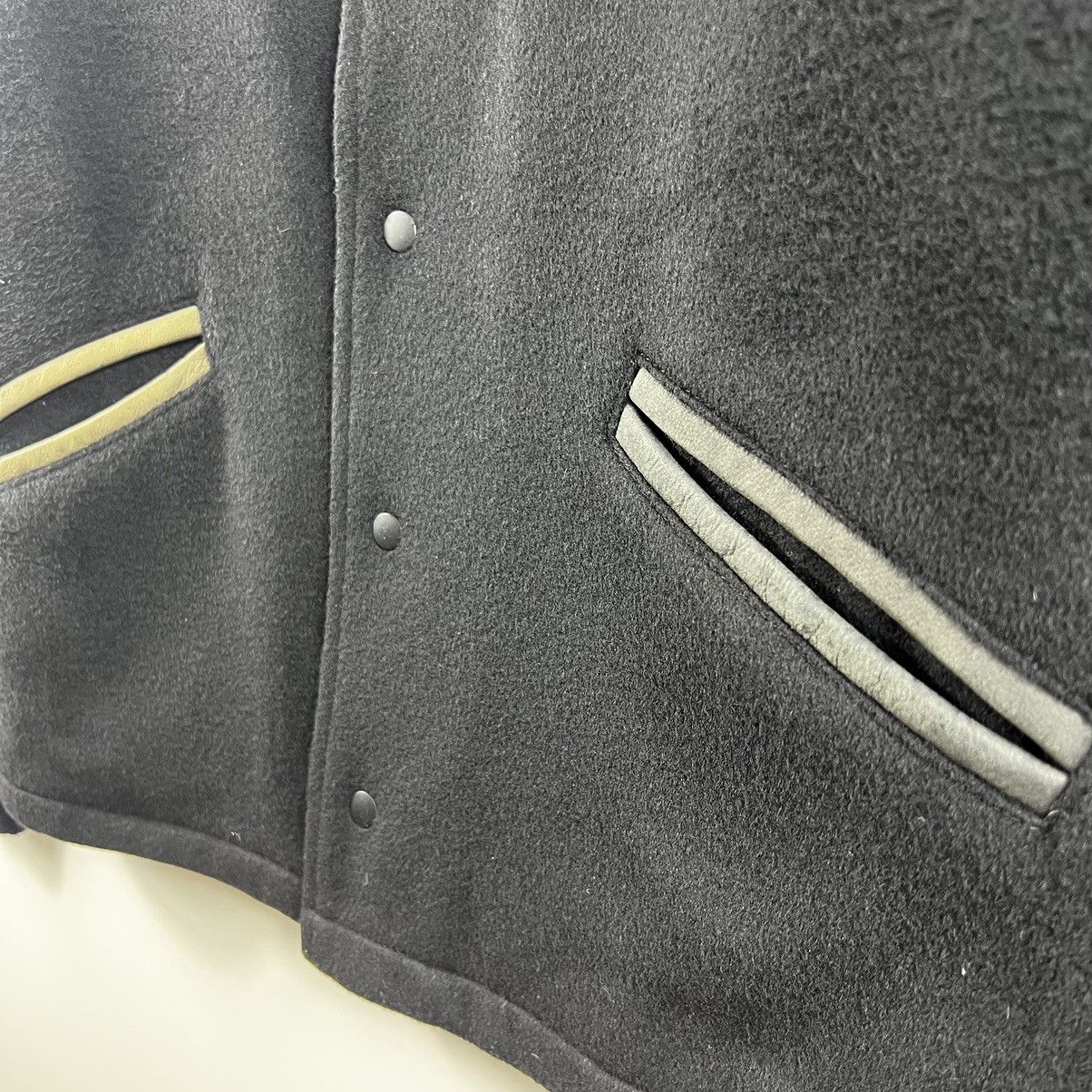 Other ⚡️ ACOUSTIC VINTAGE DISTRESSED VARSITY LEATHER JACKET - M Size US M / EU 48-50 / 2 - 6 Thumbnail