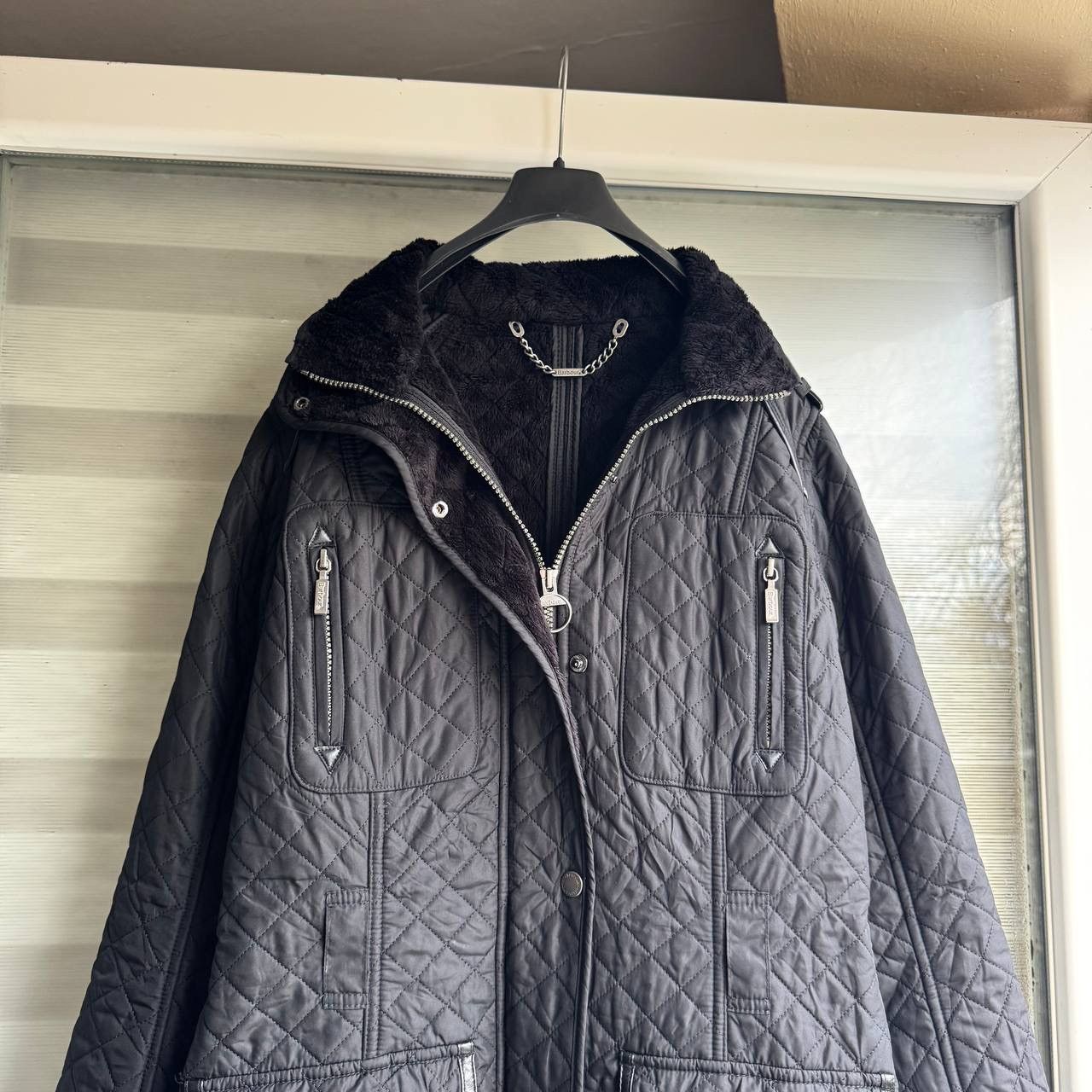 Barbour Barbour Quilted Katana Fur Nylon Moto Black Racing Jacket Size M / US 6-8 / IT 42-44 - 5 Thumbnail