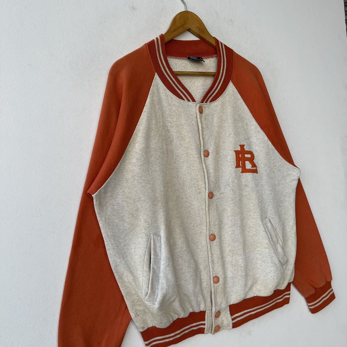 Polo Ralph Lauren Vintage 80s Polo Ralph Lauren Varsity Jacket Made in USA Size US L / EU 52-54 / 3 - 7 Thumbnail