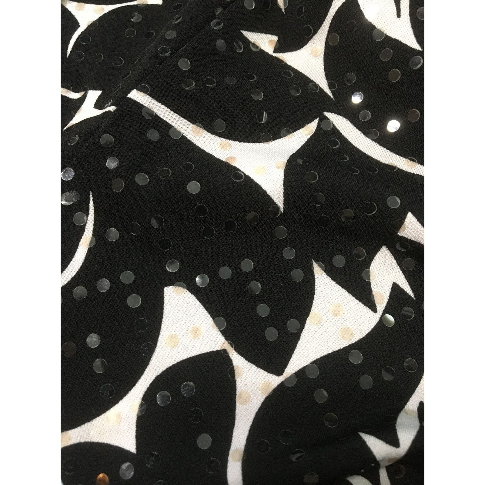 Other DressBarn Collection 3X Women’s Black White Ruched Wrap To Size 3XL / US 20-22 - 7 Thumbnail