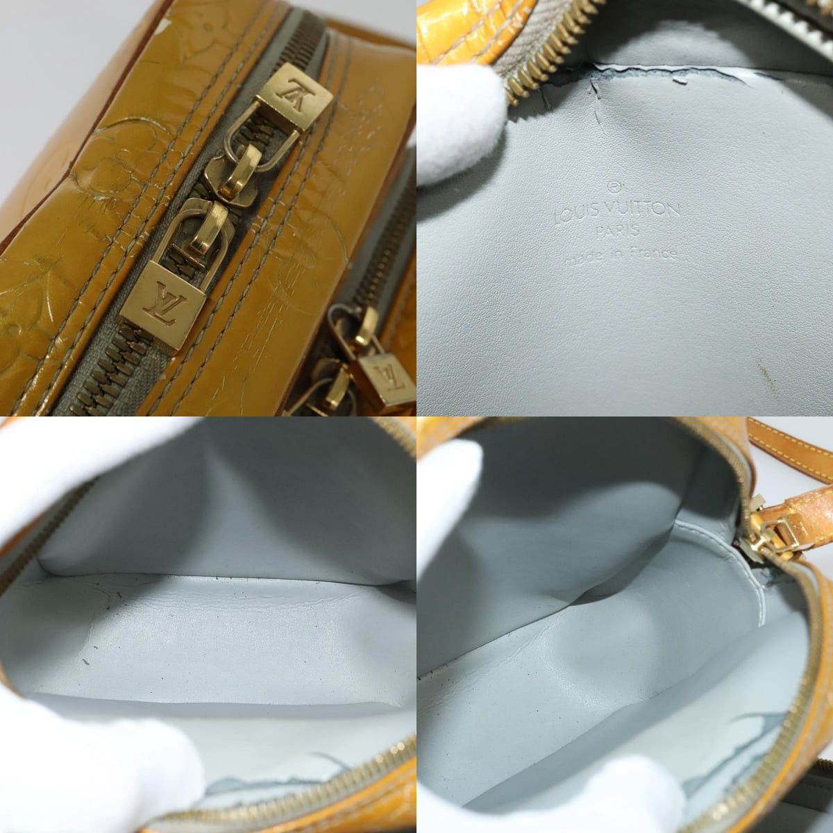 Louis Vuitton LOUIS VUITTON Monogram Vernis Wooster Shoulder Bag Gris Size ONE SIZE - 11 Thumbnail