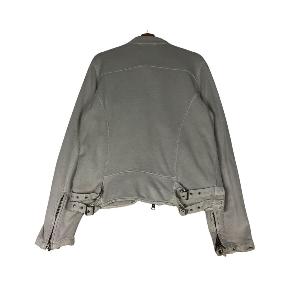 Issey Miyake 🔥VINTAGE CROPPED BIKER JACKET FRENCH CONNECTION BONDAGE Size US M / EU 48-50 / 2 - 8 Thumbnail
