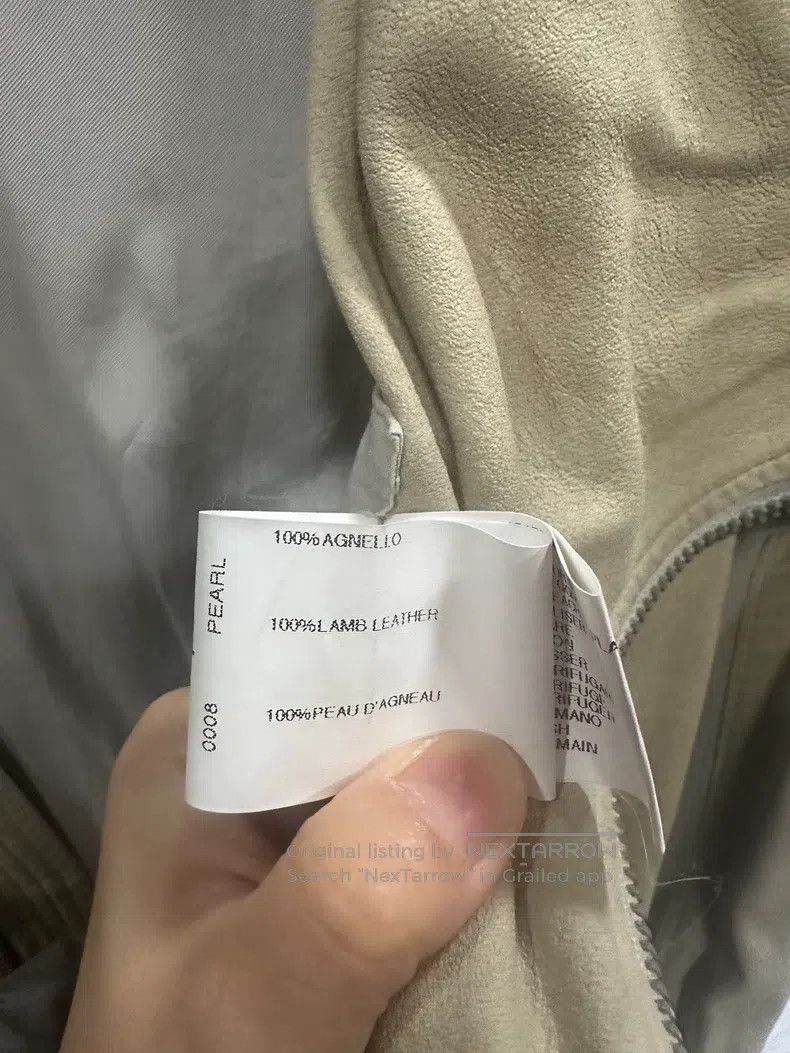 Rick Owens Rick Owens Yellow and white diagonal zipper sheepskin leat Size XS / US 0-2 / IT 36-38 - 4 Thumbnail