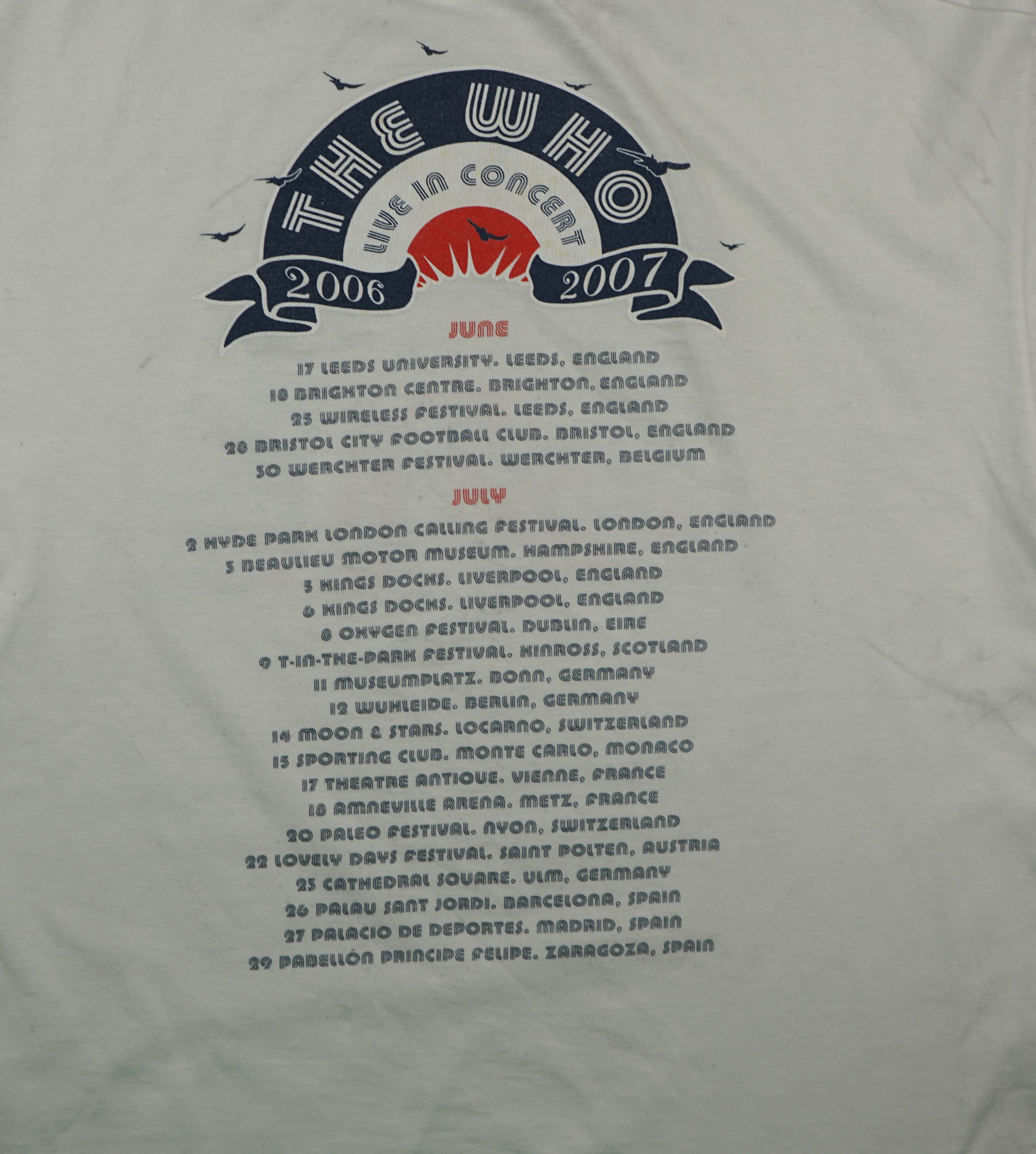 Band Tees × Vintage Vintage 2007 The Who Band Tour T-Shirt Size US M / EU 48-50 / 2 - 9 Thumbnail