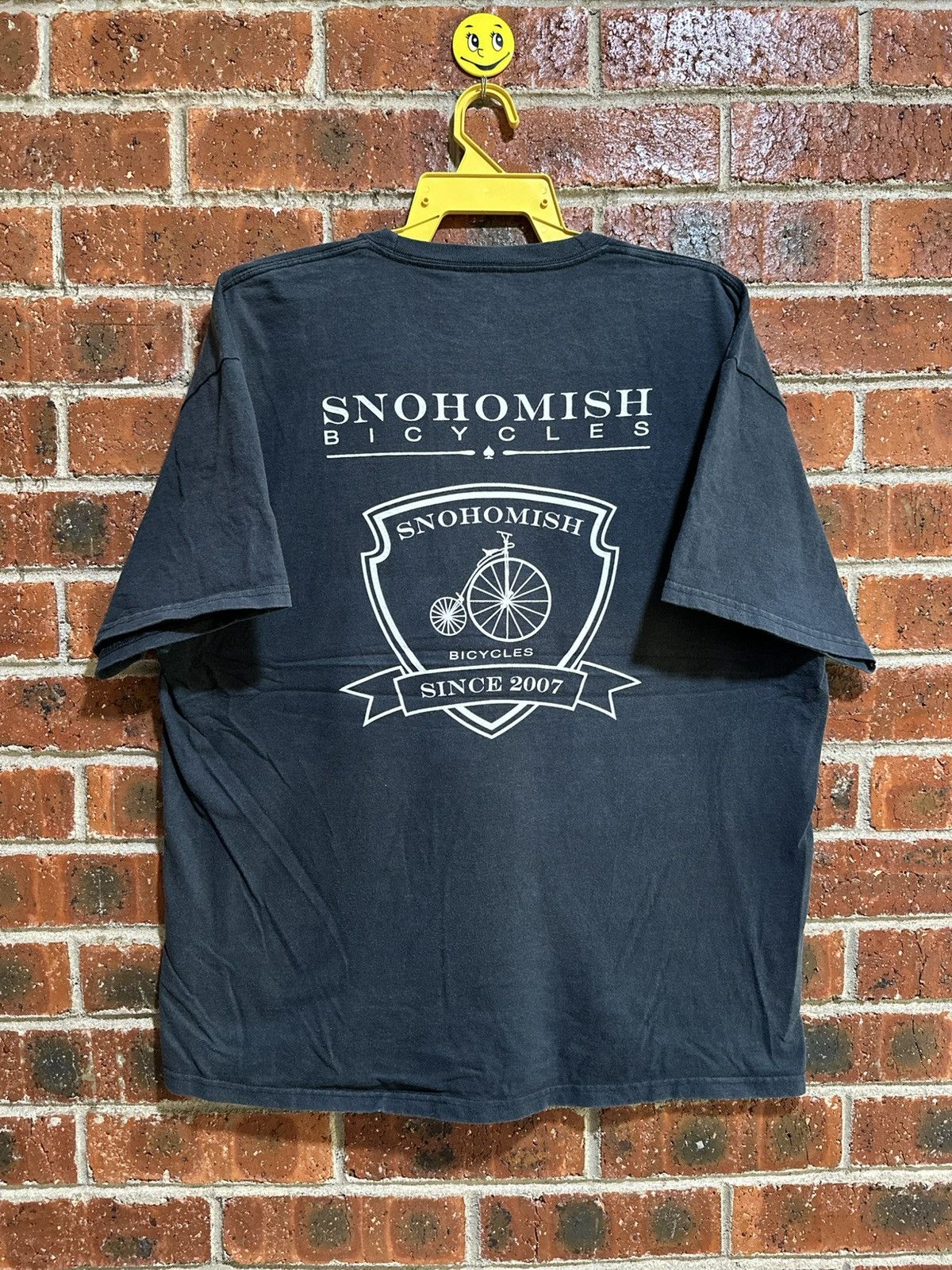 Vintage Vintage Snohomish Bicycles Faded Tee Size US XL / EU 56 / 4 - 1 Thumbnail