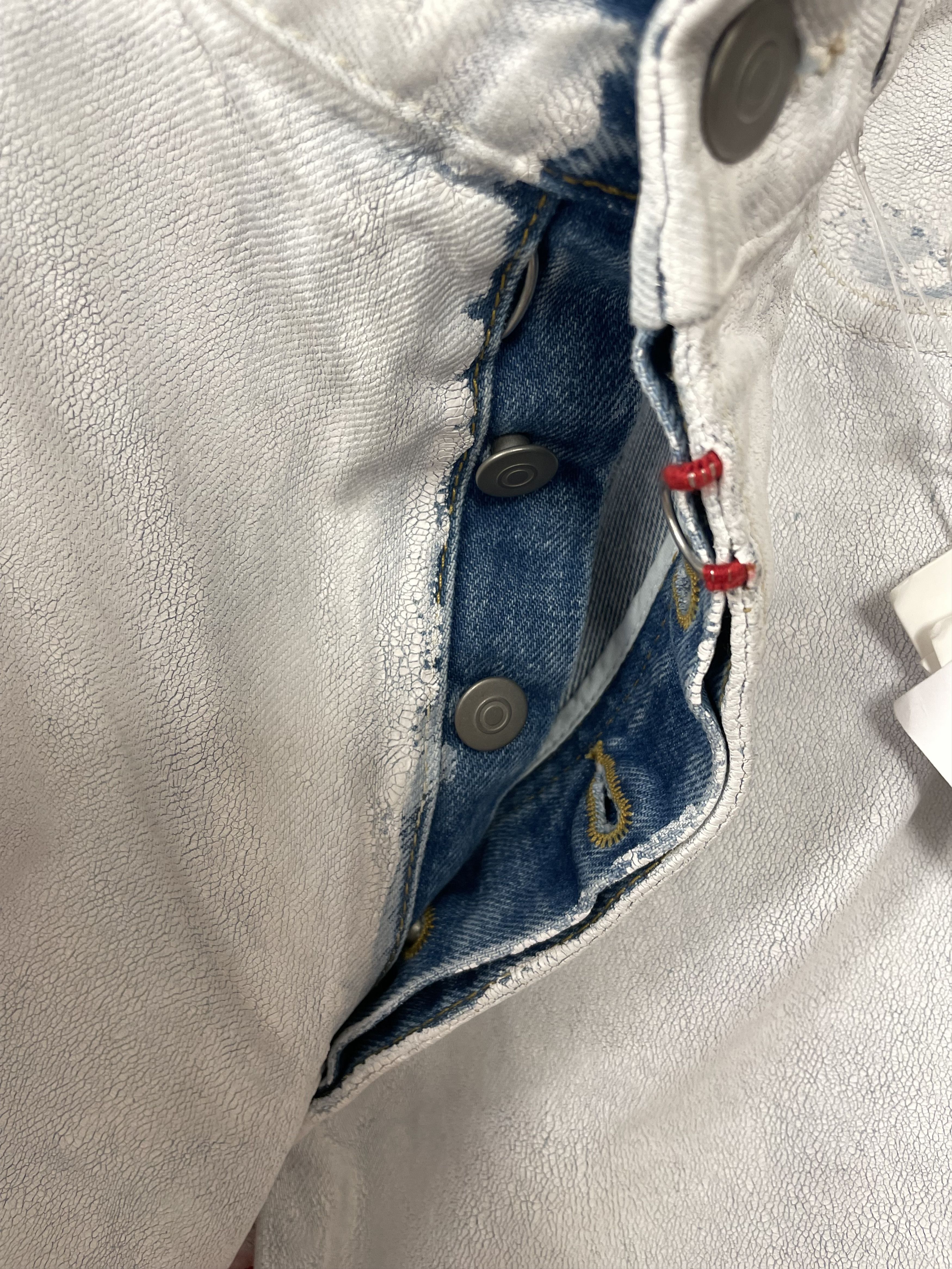Maison Margiela Maison Margiela Bianchetto Hand Painted Denim Retail: $1090 Size US 32 / EU 48 - 13 Thumbnail