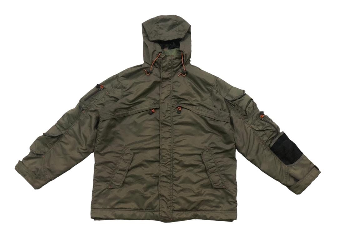 Airwalk × Japanese Brand Airwalk Nylon Cargo Jacket Rare Design Sunfaded Size US M / EU 48-50 / 2 - 1 Thumbnail