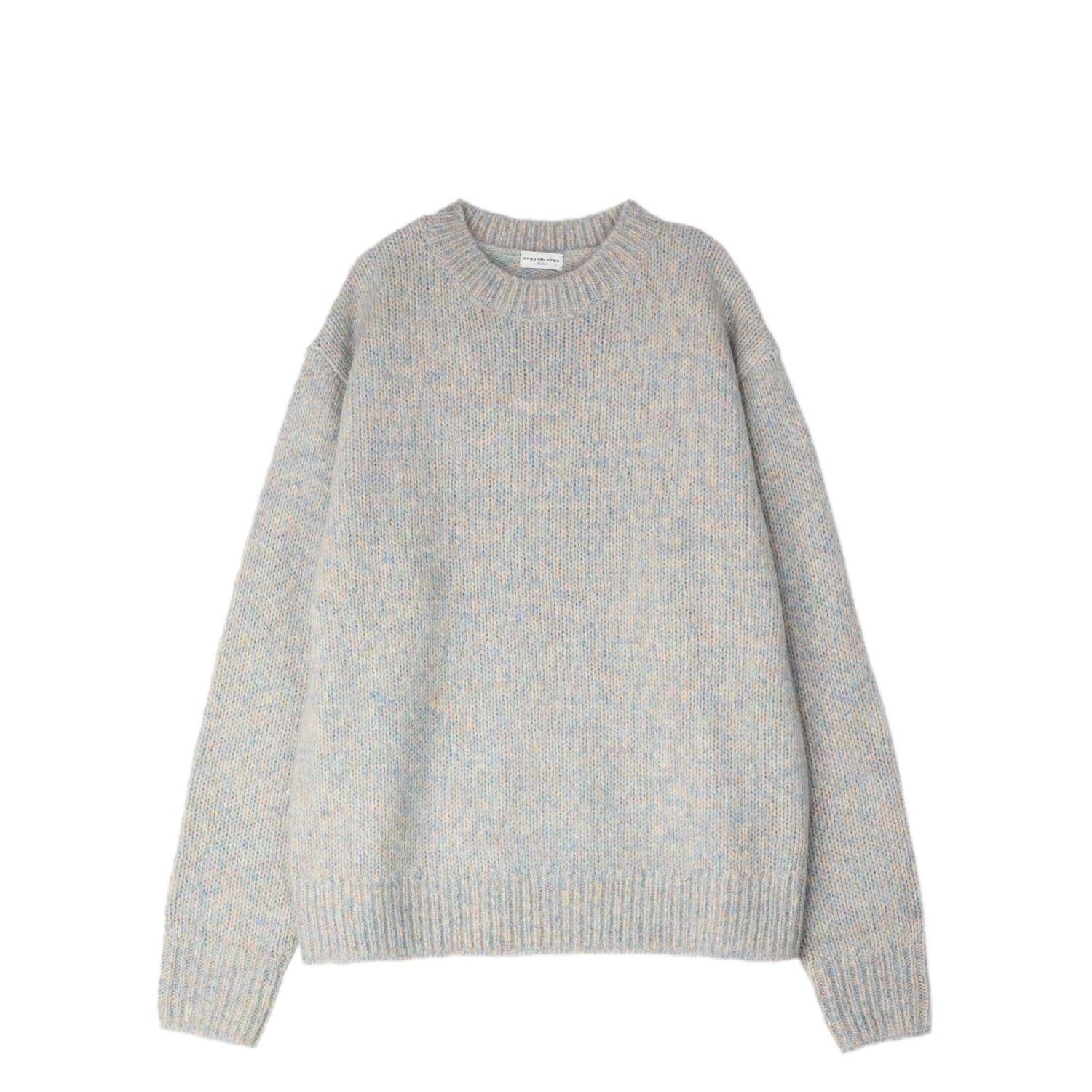 Dries Van Noten DRIES VAN NOTEN MORANE SWEATER LIGHT BLUE SIZE L Size US L / EU 52-54 / 3 - 1 Thumbnail