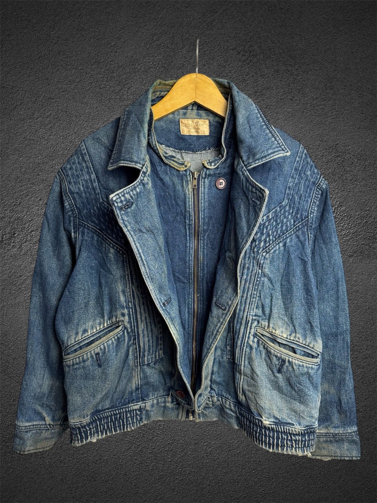 Hysteric Glamour × Japanese Brand × Le Grande Bleu (L.G.B.) Japanese Double Layers Jacket ifsix goa lgb style Size US M / EU 48-50 / 2 - 1 Thumbnail