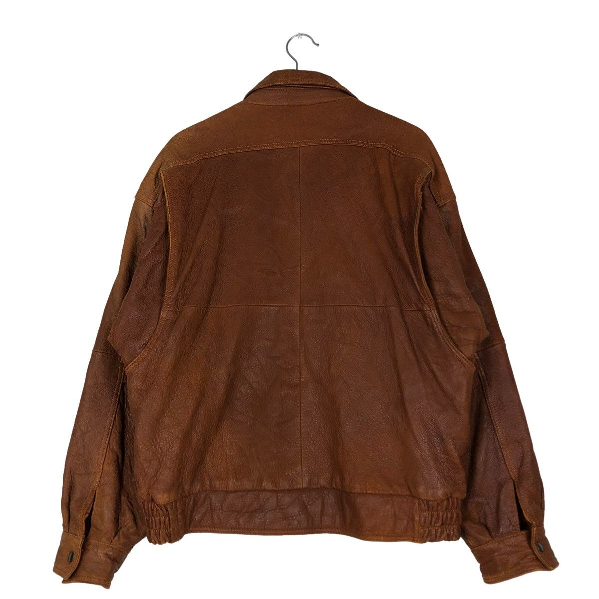 Vintage 🔥VINTAGE FLY BIKER LEATHER JACKET ZUFOLO JAPAN Size US L / EU 52-54 / 3 - 7 Thumbnail