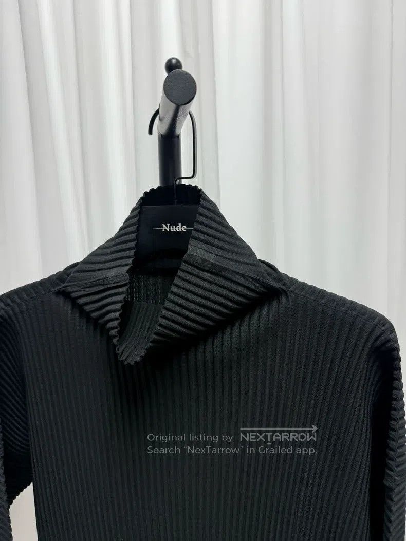 Issey Miyake Issey Miyake Ruffled High Collar Long Sleeve Size S / US 4 / IT 40 - 4 Thumbnail