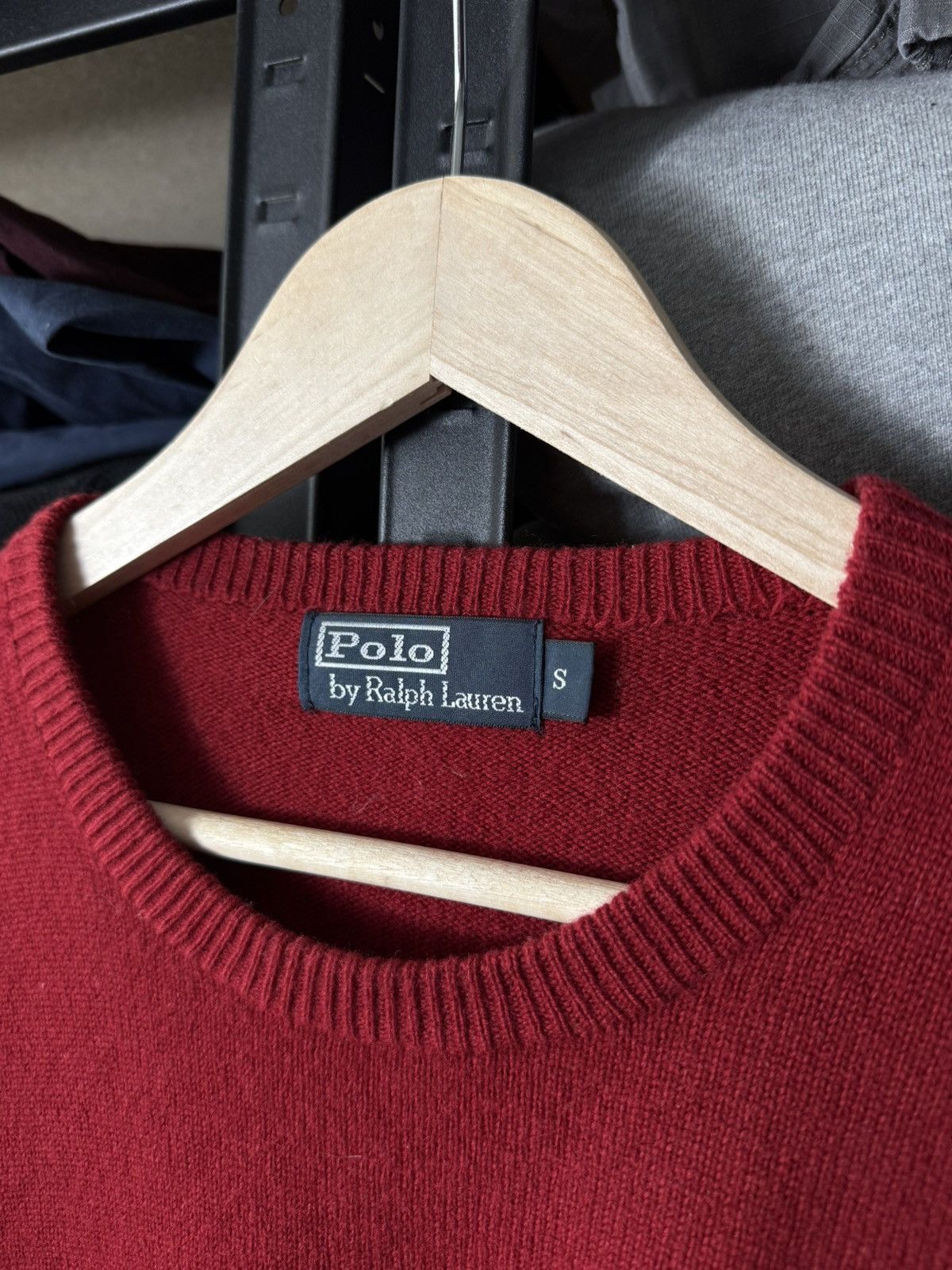 Polo Ralph Lauren Vintage Polo Ralph Lauren Wool Sweater Red Crewneck Knit Size US S / EU 44-46 / 1 - 5 Thumbnail