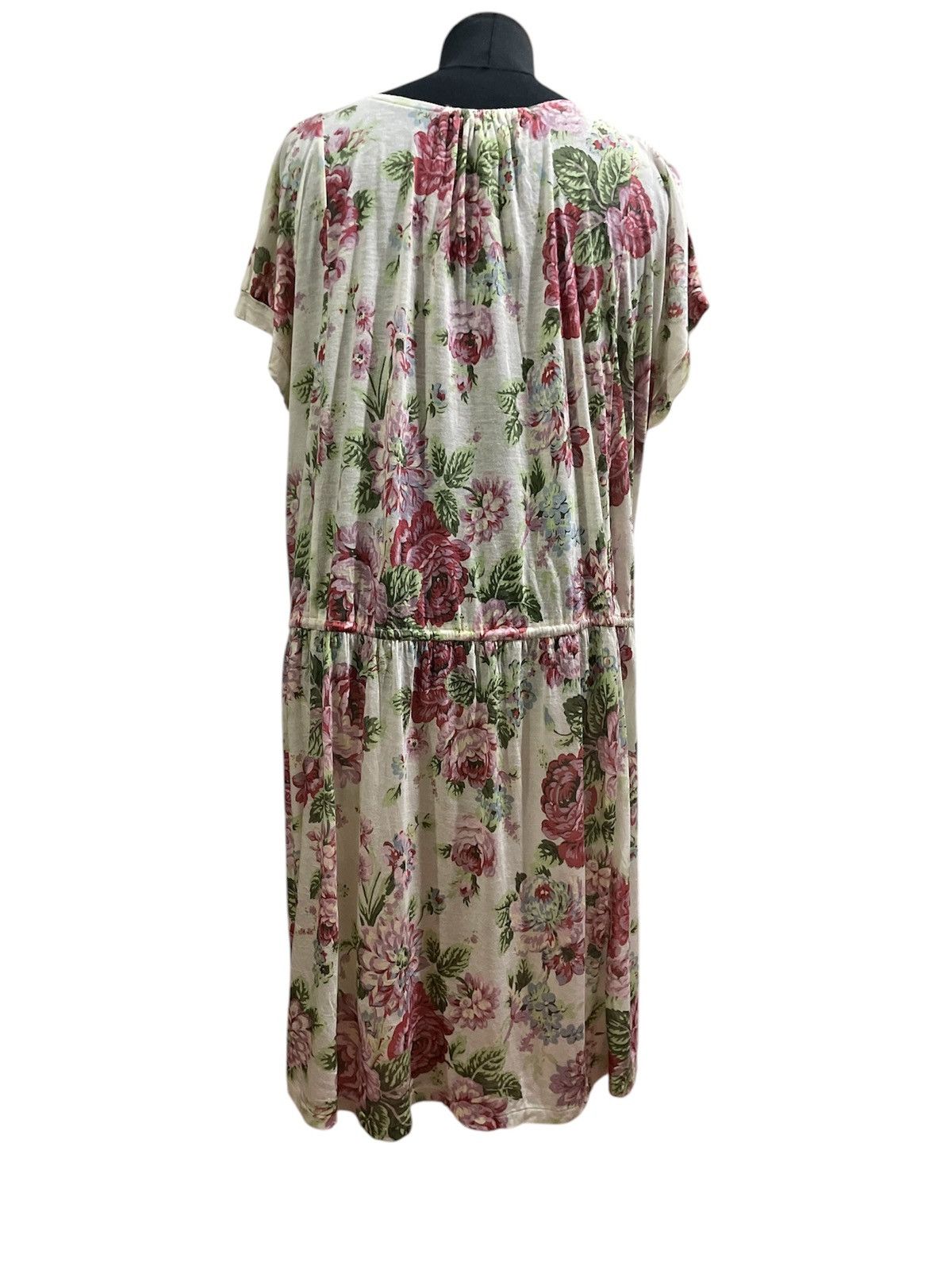 Issey Miyake × Sunao Kuwahara Issey Miyake Sunaokuwahara Floral Mid-Dress Size M / US 6-8 / IT 42-44 - 5 Thumbnail
