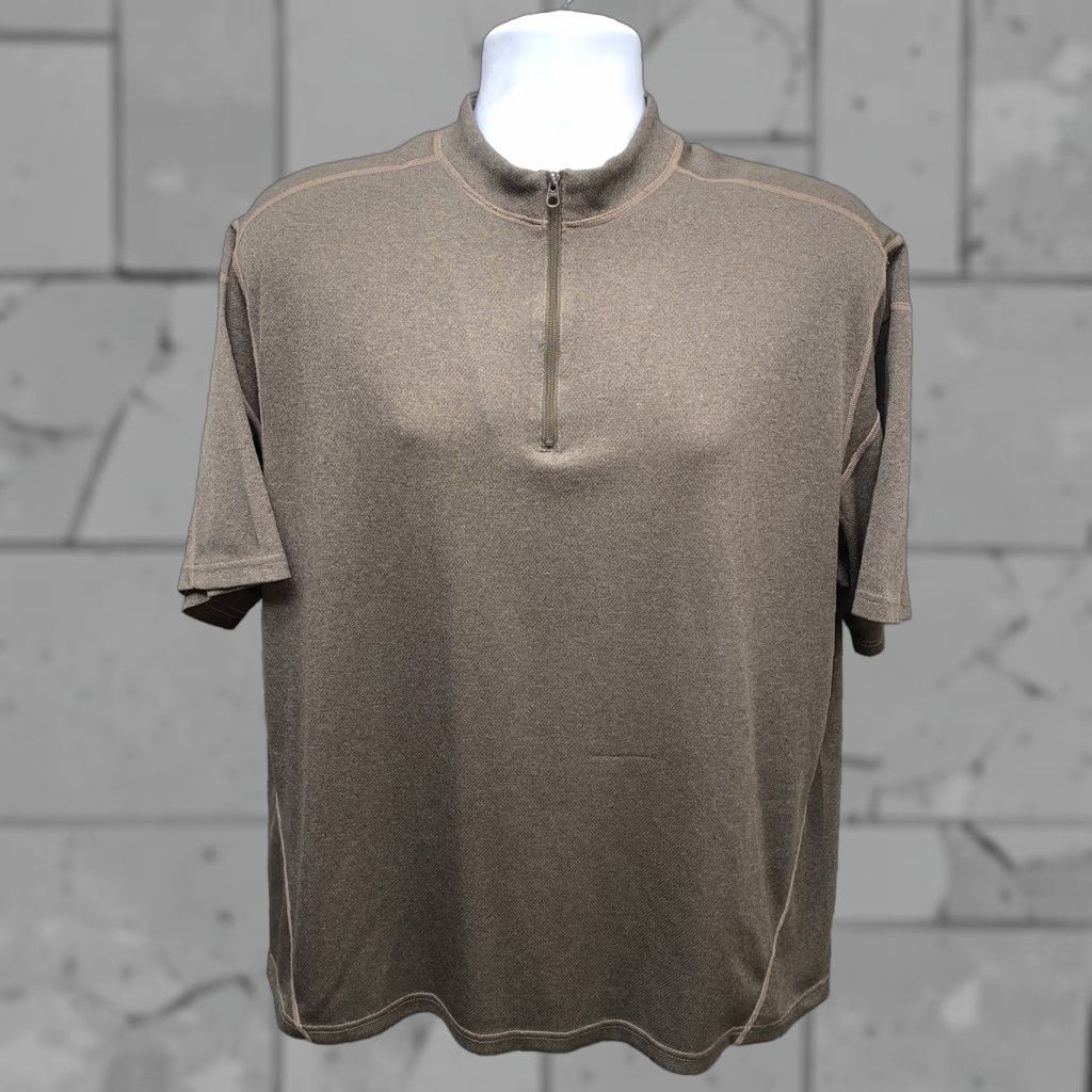 Vintage Kuhl Mens Brown Polyester Blend 1/2 Zip Pullover Shirt Size L Size US L / EU 52-54 / 3 - 1 Thumbnail