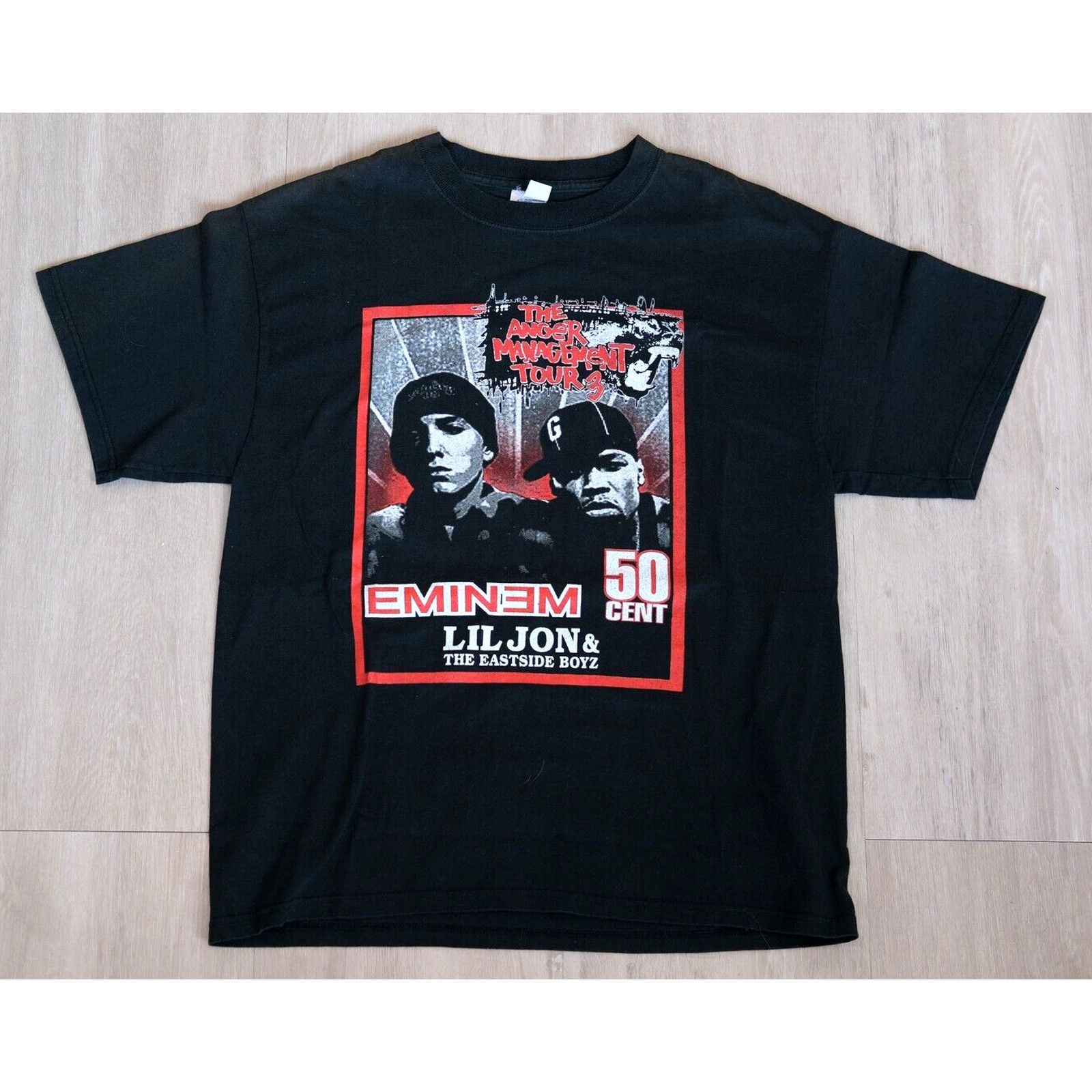 希少 EMINEM 2005 ANGER MANAGEMENT ツアー Tシャツ