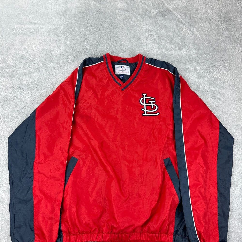 MLB St Louis Cardinals Vintage Polyester Pullover Sweater Men's Size US M / EU 48-50 / 2 - 1 Thumbnail